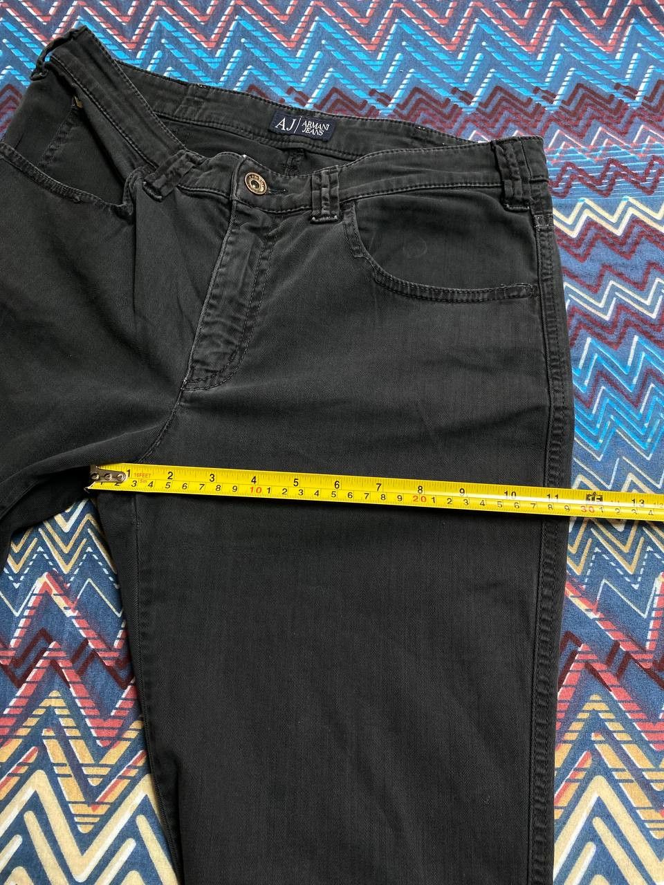 Armani vintage black denim pants Y2K Armani jeans streetwear Size US 30 / EU 46 - 14 Thumbnail