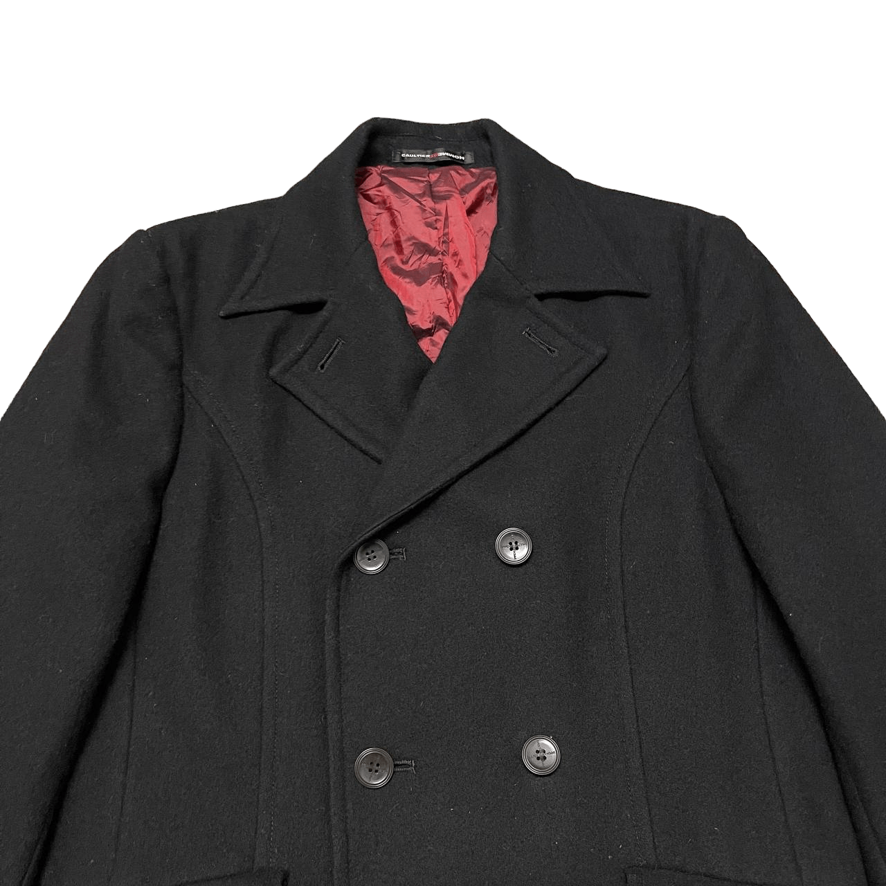 Gaultier Homme Objet Gaultier Homme Objet Wool Coat Double Breasted Size US M / EU 48-50 / 2 - 2 Thumbnail