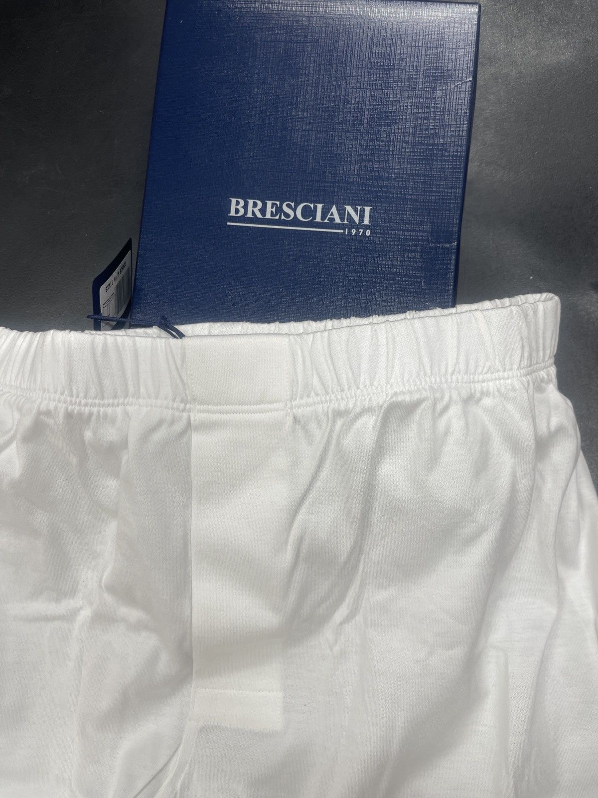 Other Bresciani Italian Luxury Boxer white Medium Size 32 - 5 Thumbnail