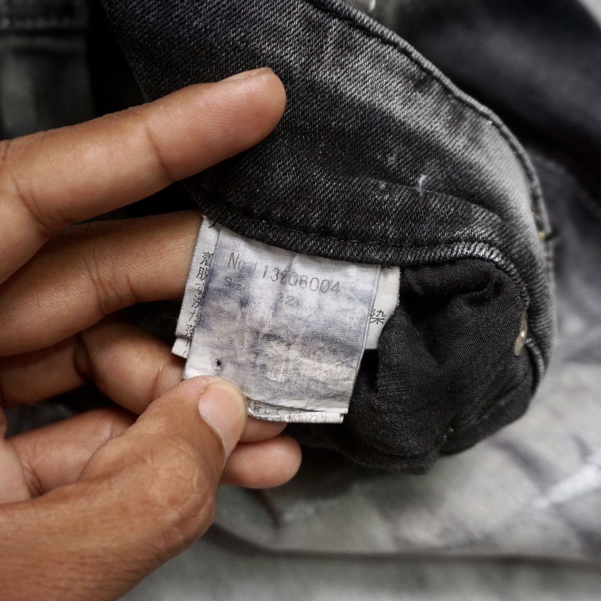 If Six Was Nine × Japanese Brand × Le Grande Bleu (L.G.B.) Xfrm acid wash shadow Jeans Size US 32 / EU 48 - 8 Thumbnail