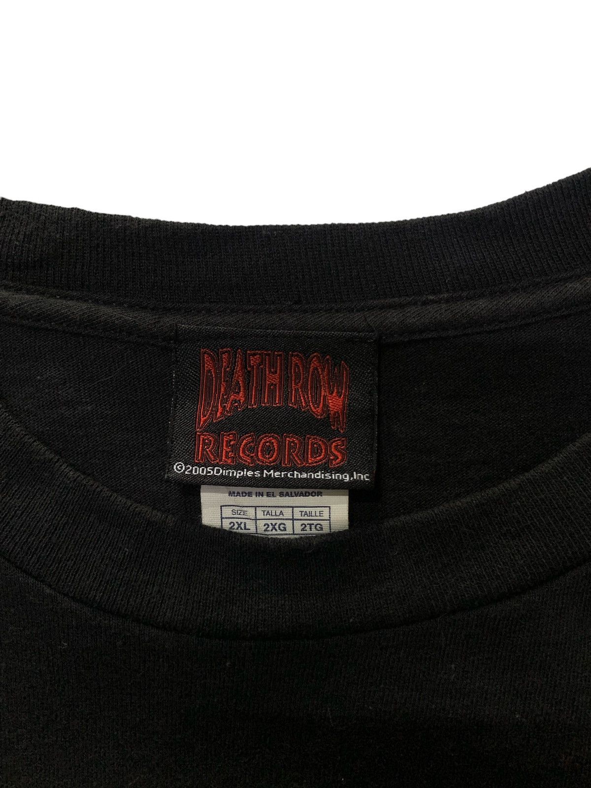 Rap Tees × Snoop Dogg × Vintage Vintage 2000’s Snoop Dogg Gun fire Death Row Records Rap Tee Size US XXL / EU 58 / 5 - 6 Thumbnail