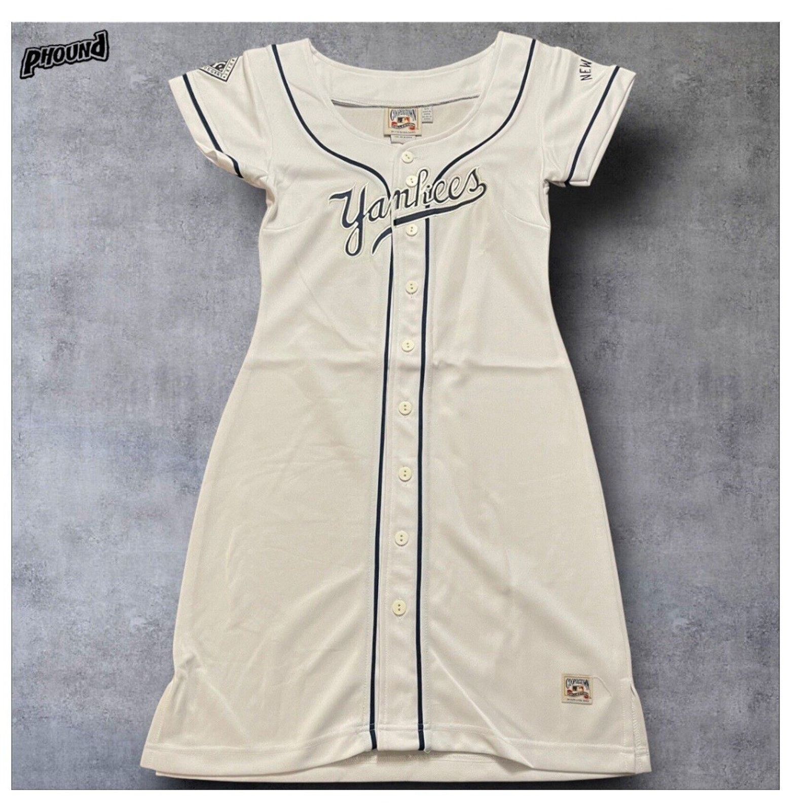 Vintage Cooperstown Collection NY Yankees Jersey Dress S NWOT 18 Size S / US 4 / IT 40 - 1 Thumbnail