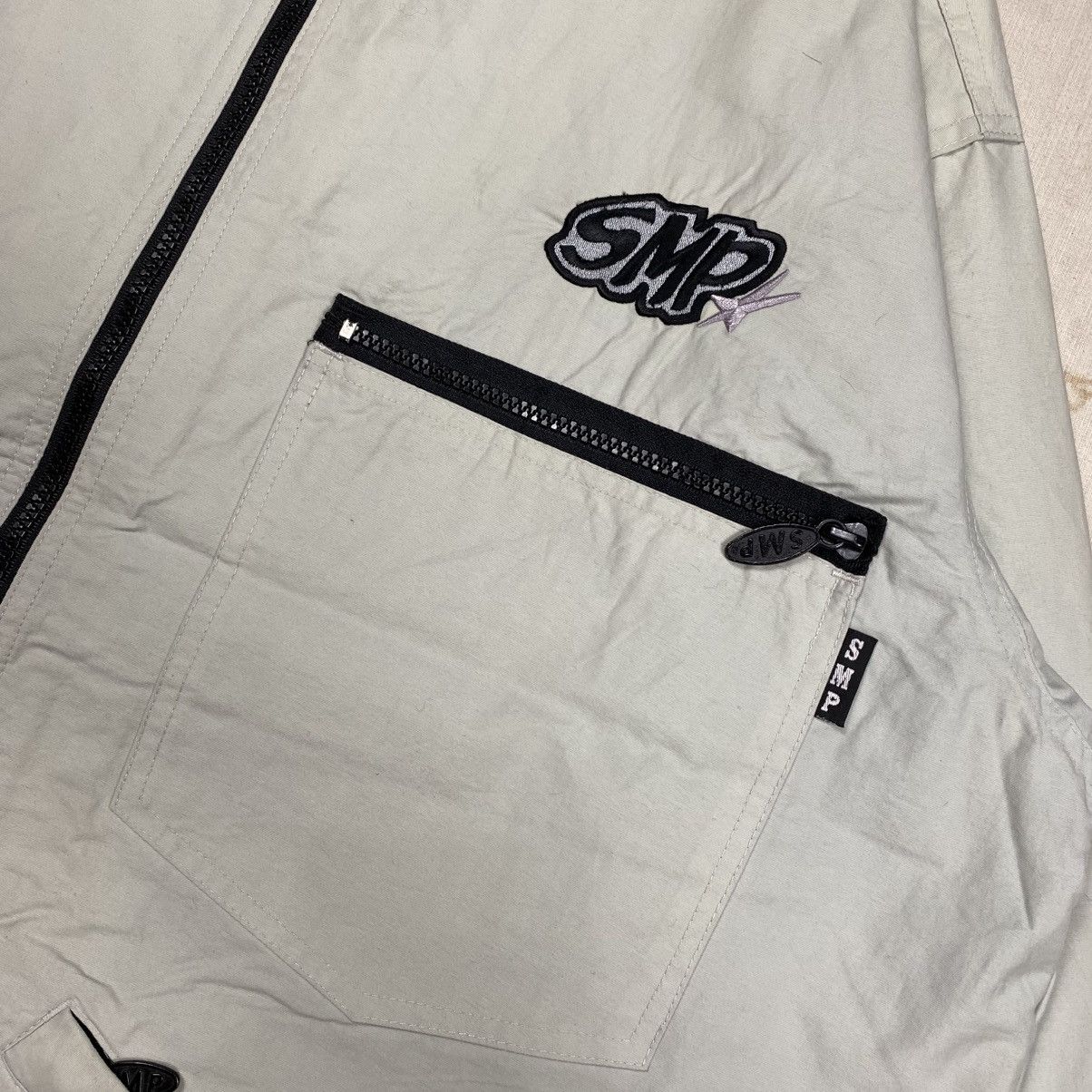Shorty's Skateboards × Vintage Vintage SMP Skateboards Delfy 1000 Nylon Mixer Work Jacket Size US M / EU 48-50 / 2 - 7 Thumbnail