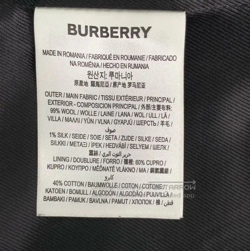 Burberry Burberry Black Wool Men's Coat. Size US S / EU 44-46 / 1 - 6 Thumbnail