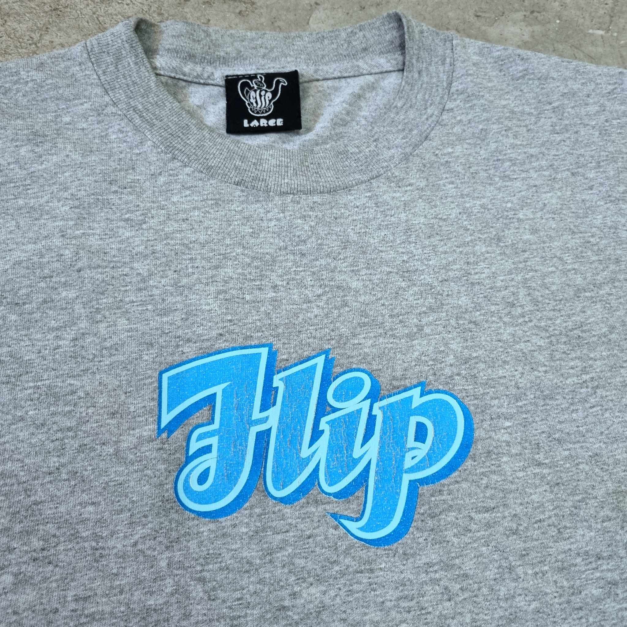image of Flip Skateboards Shirt in Heaher Gray, Men's (Size Large)