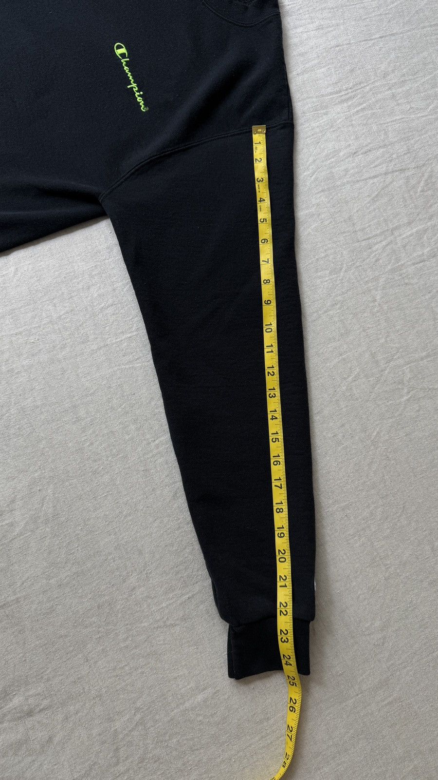 Champion Rare Champion Crewneck with Neon Green Embroidery Size US S / EU 44-46 / 1 - 8 Thumbnail
