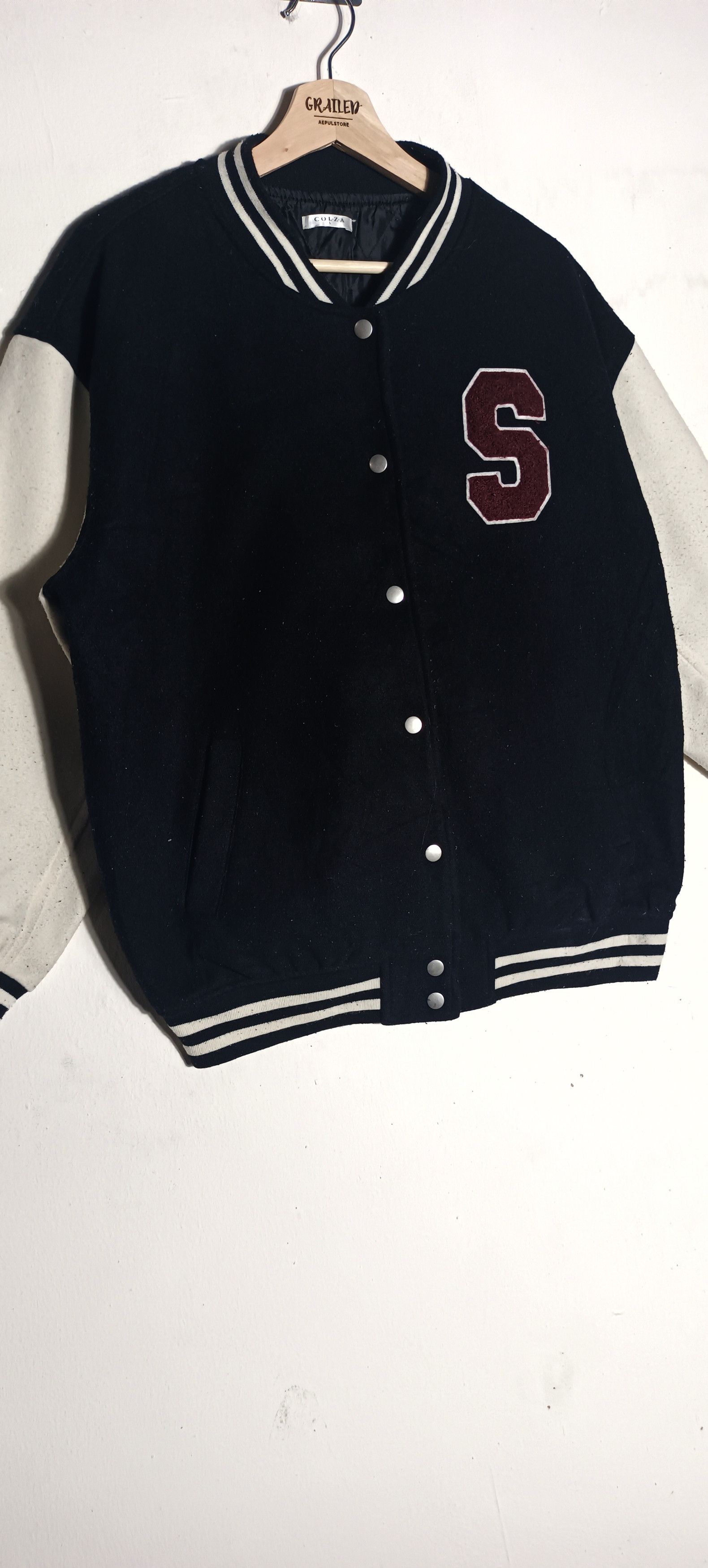 Japanese Brand Colza Varsitu Jacket Size US L / EU 52-54 / 3 - 4 Thumbnail
