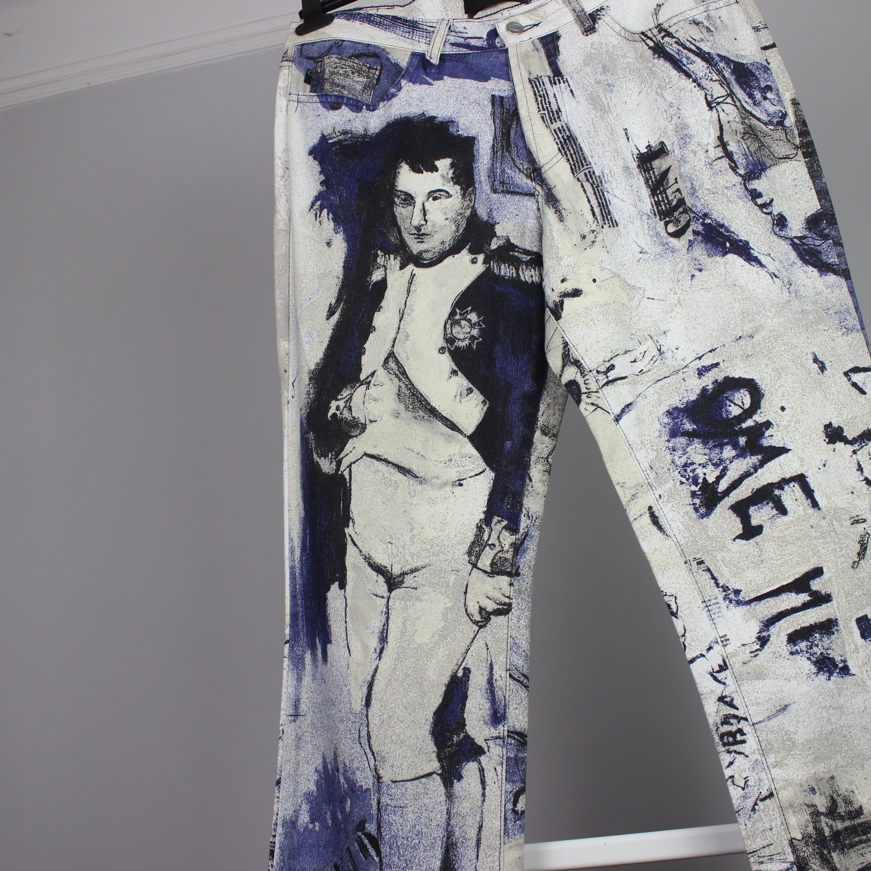 Roberto Cavalli Roberto Cavalli denim napoleon pants printed 32 46 multi Size US 32 / EU 48 - 8 Thumbnail