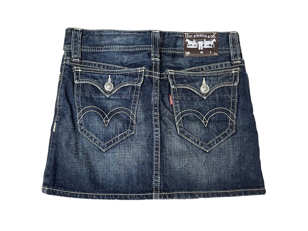 Levi's Levi’s Strauss San Francisco Mini Skirt Streetwear Size 31" - 2 Thumbnail