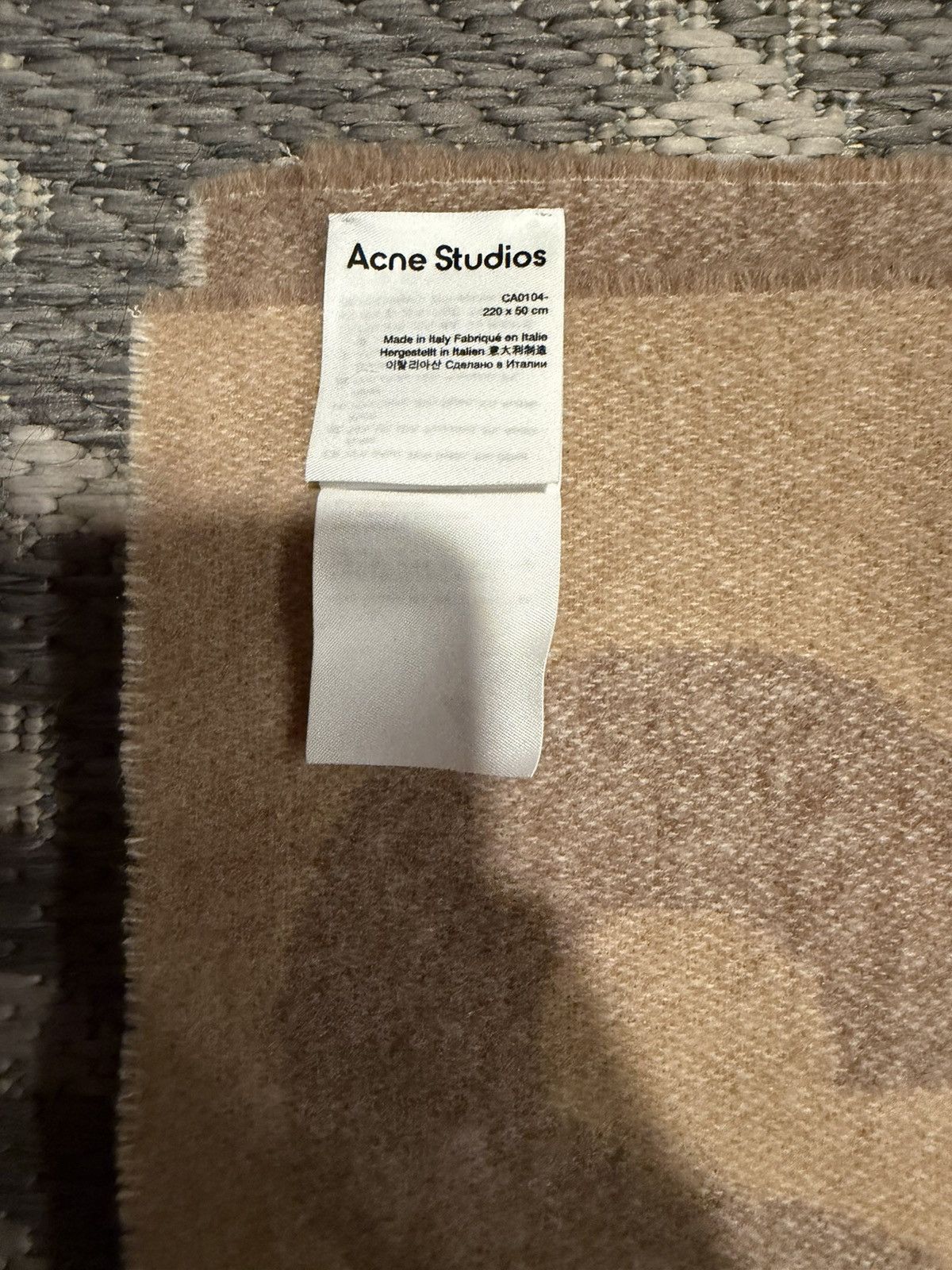 Acne Studios Acne Studios Logo Jacquard Scarf Size ONE SIZE - 5 Thumbnail