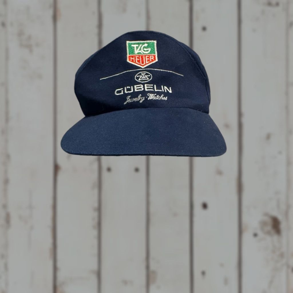 Tag Heuer VINTAGE Tag Heuer Hat Cap Trikora 90's Promo X Gübelin Baseball Cap Men One Size Blue Adjustable Size ONE SIZE - 1 Thumbnail