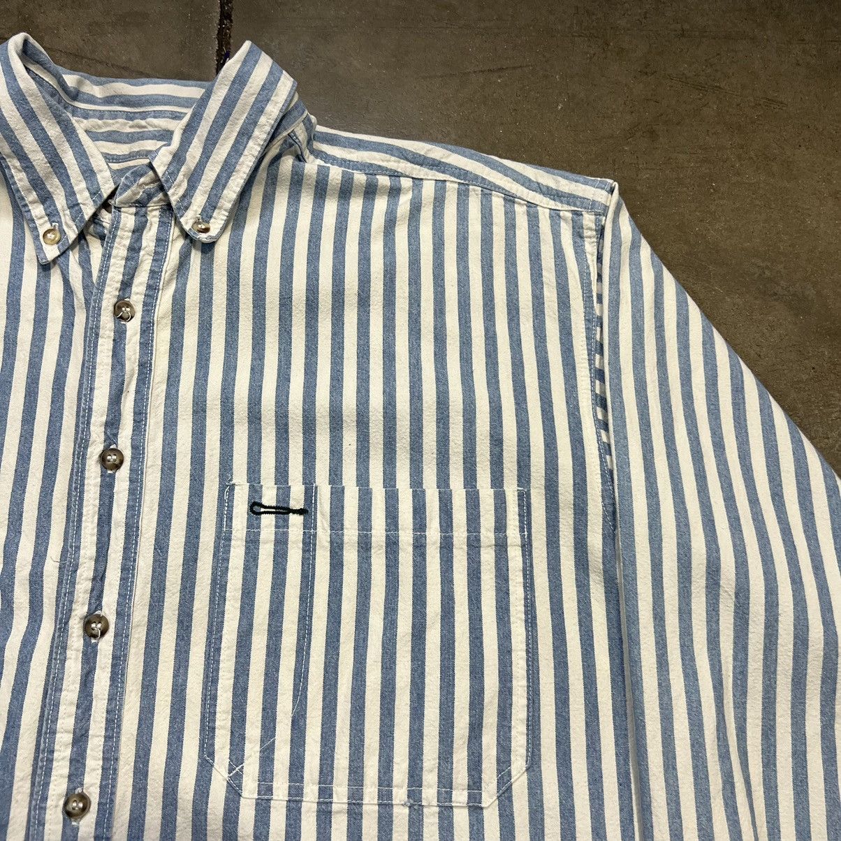 American Eagle Outfitters × Vintage Vintage Y2K American Eagle Hickory Striped Button Up Shirt Size US L / EU 52-54 / 3 - 5 Thumbnail