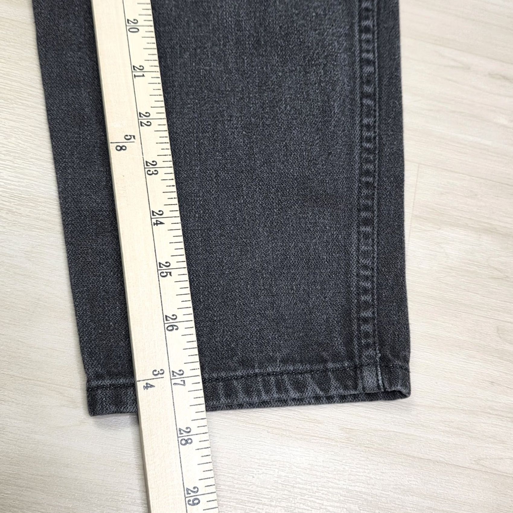 Vintage VINTAGE Gitano Womens Black Gray High Rise Tapered Leg Mom Jeans 25 x 27 Mens Womens Boys Girls Size 42" / US 20 - 7 Thumbnail