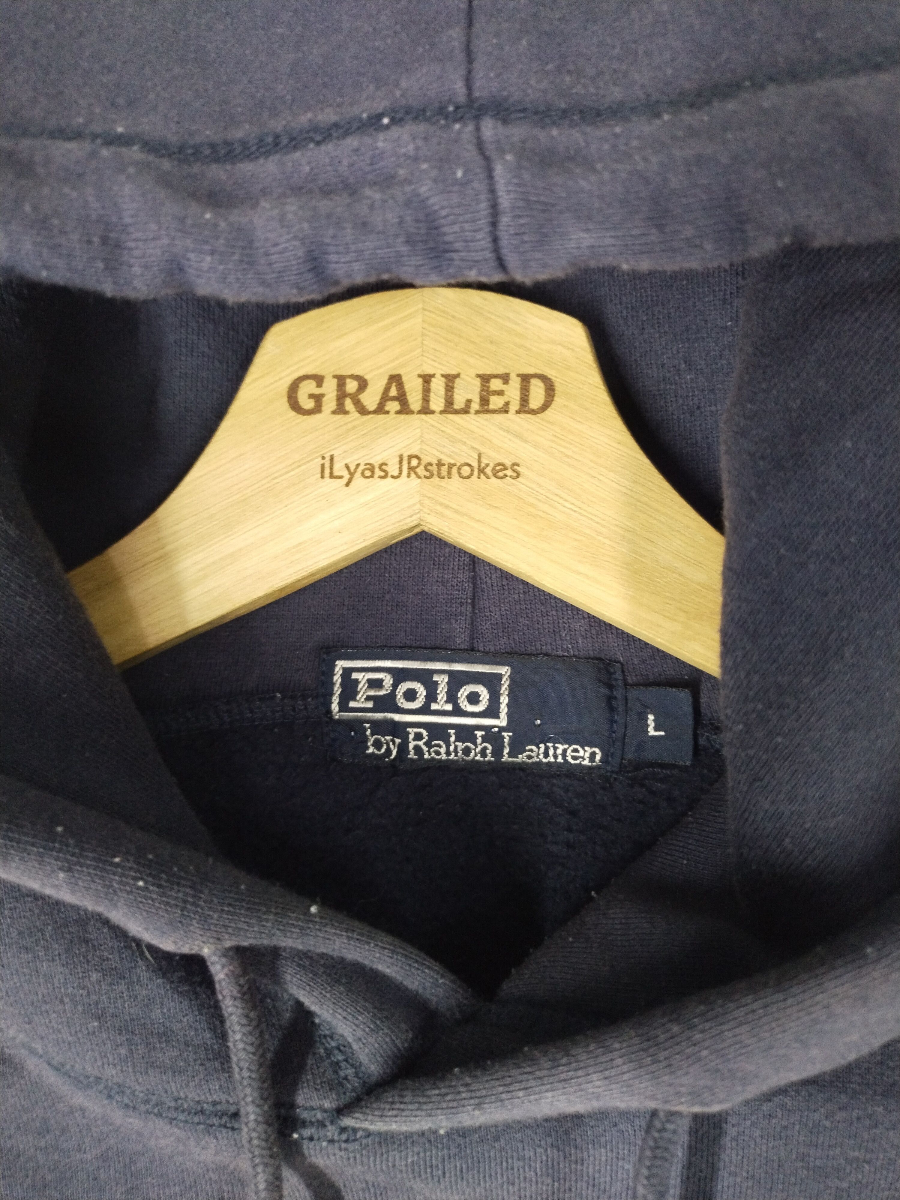 Polo Ralph Lauren × Ralph Lauren × Vintage 90's Bear Ralph Lauren by Polo Ralph Lauren Hoodie Size US L / EU 52-54 / 3 - 15 Thumbnail