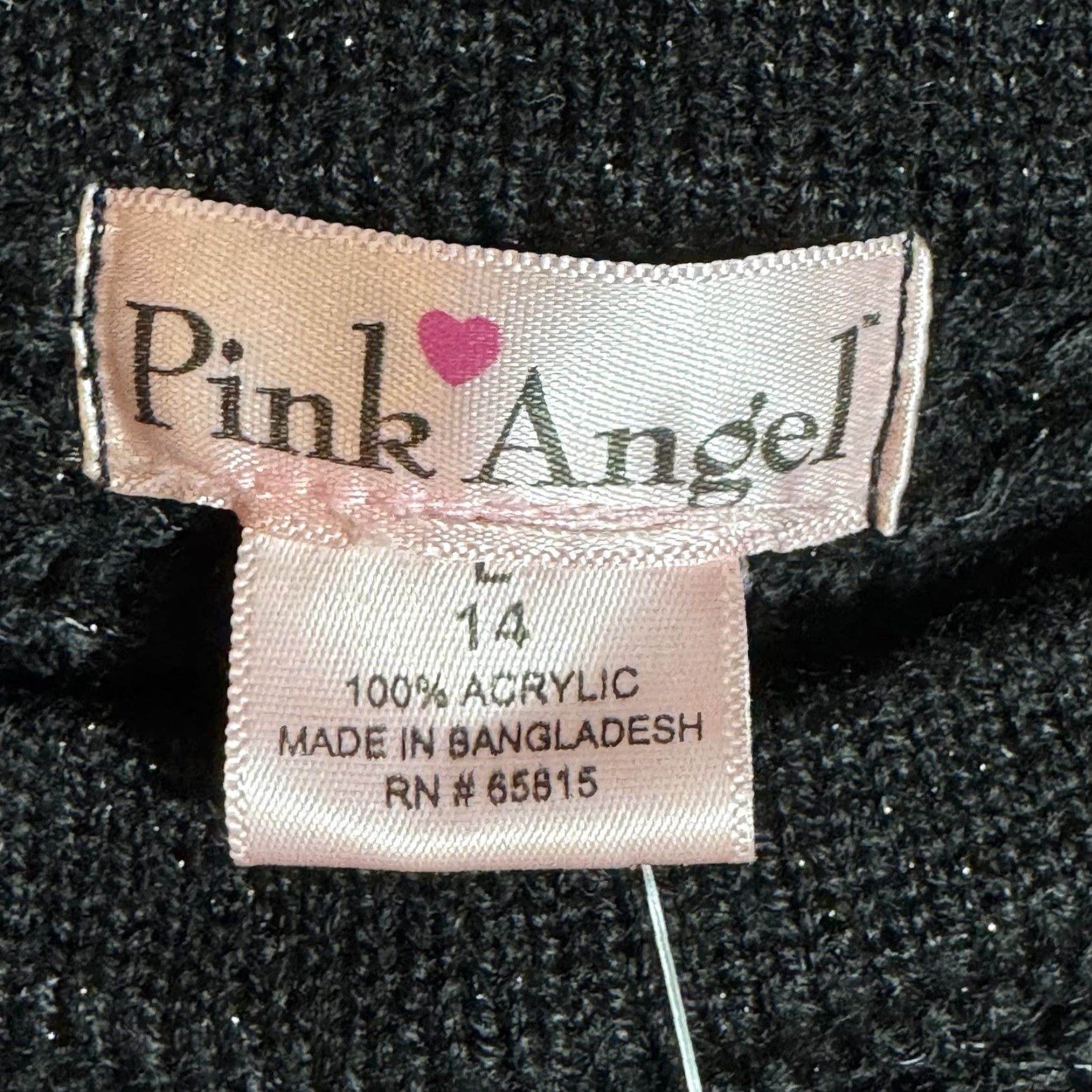 Vintage VINTAGE Pink Angel Sweater Dress Dress Knee Length Women 14 Black 100% Acrylic Grunge Minimalist Cozy Pockets Short Sleeve Knit Button Size XL / US 12-14 / IT 48-50 - 6 Thumbnail