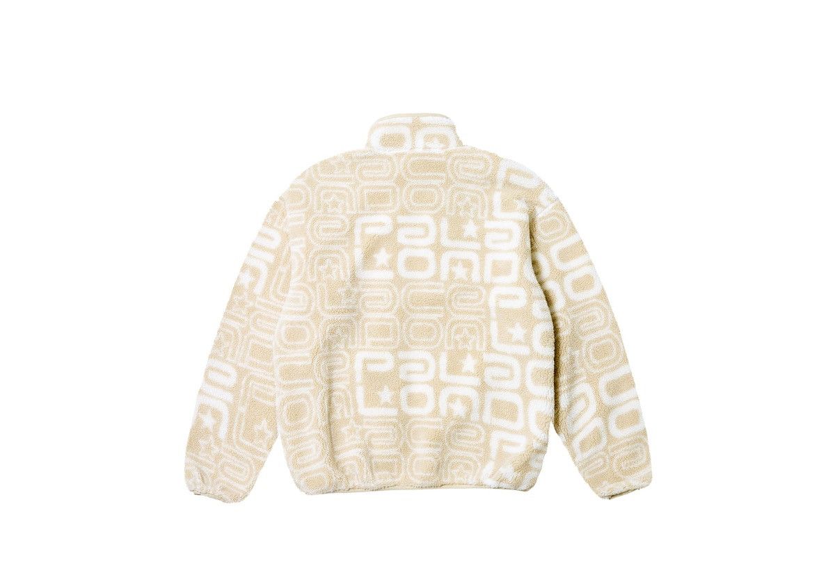 Palace Palace Joyrex Jacquard Fleece Full Zip Jacket Stone Size XL Size US XL / EU 56 / 4 - 2 Thumbnail