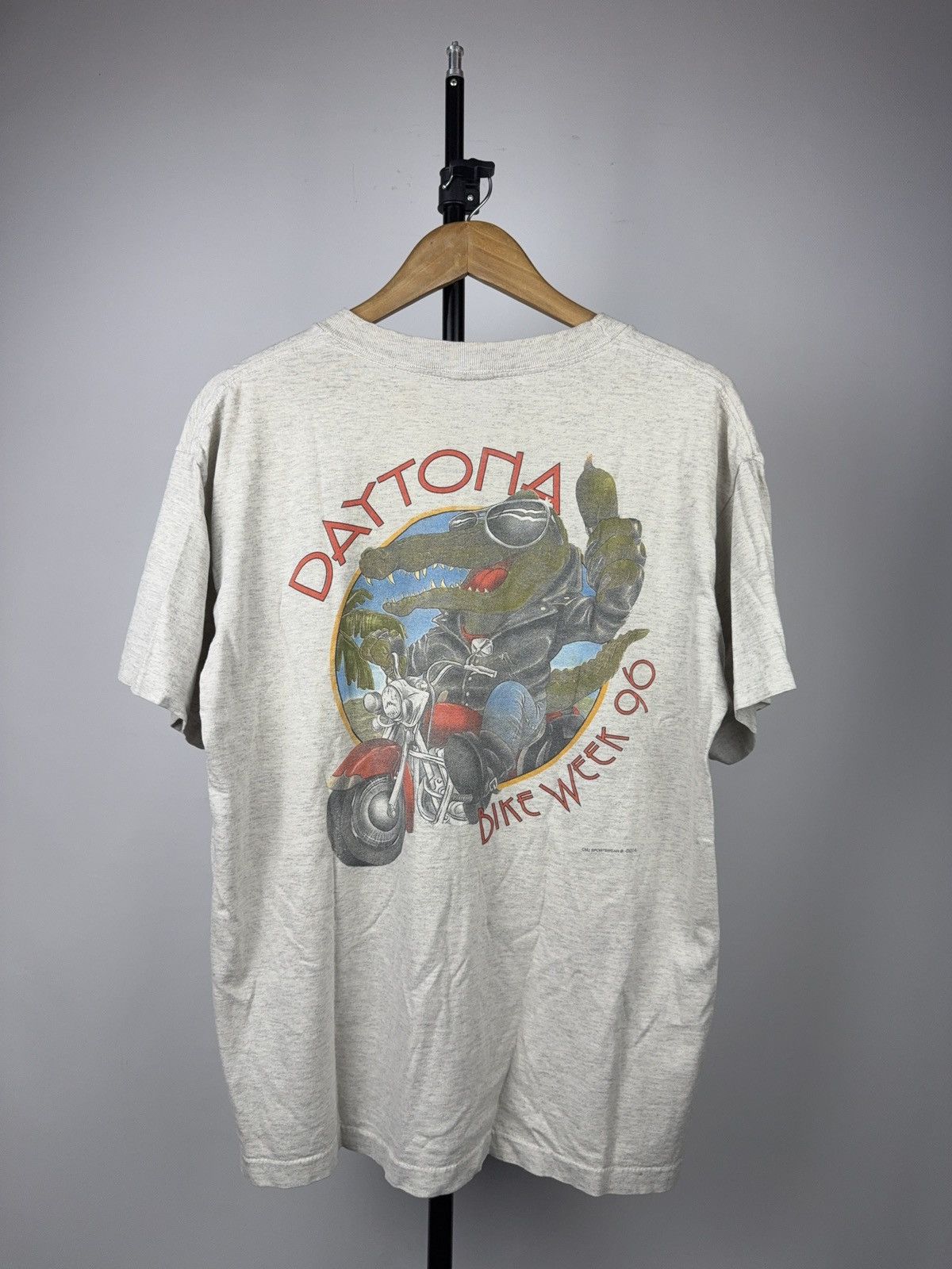 Vintage Vintage 1996 Daytona Bike Moto Week Biker Eagle T Shirt Size US L / EU 52-54 / 3 - 14 Thumbnail