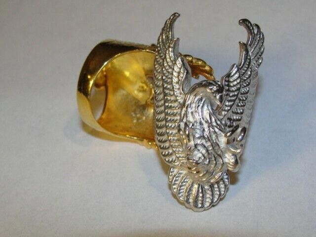 Designer Silver Tribal Statement Eagle Ring with Alberto Juan Size ONE SIZE - 2 Thumbnail
