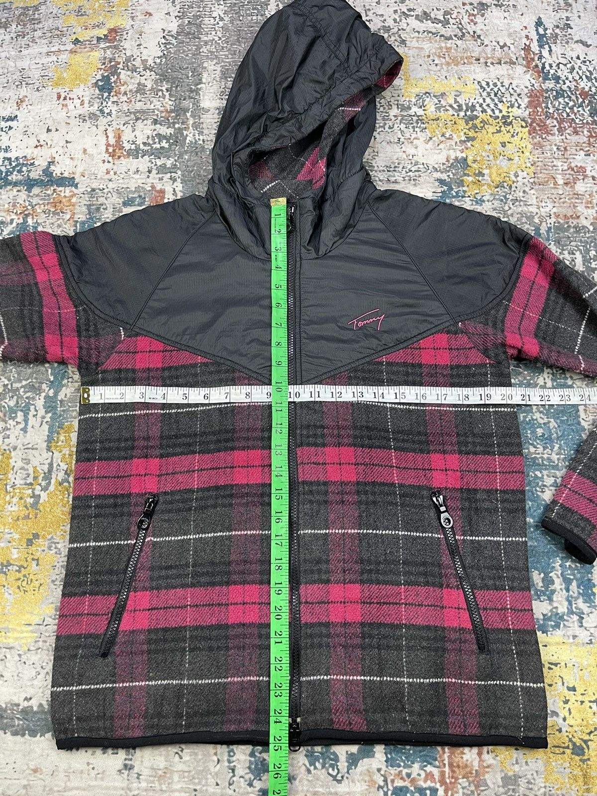 Tommy Hilfiger Tommy Checked Plaid Zipper Hoodie Jackets Size US S / EU 44-46 / 1 - 9 Thumbnail