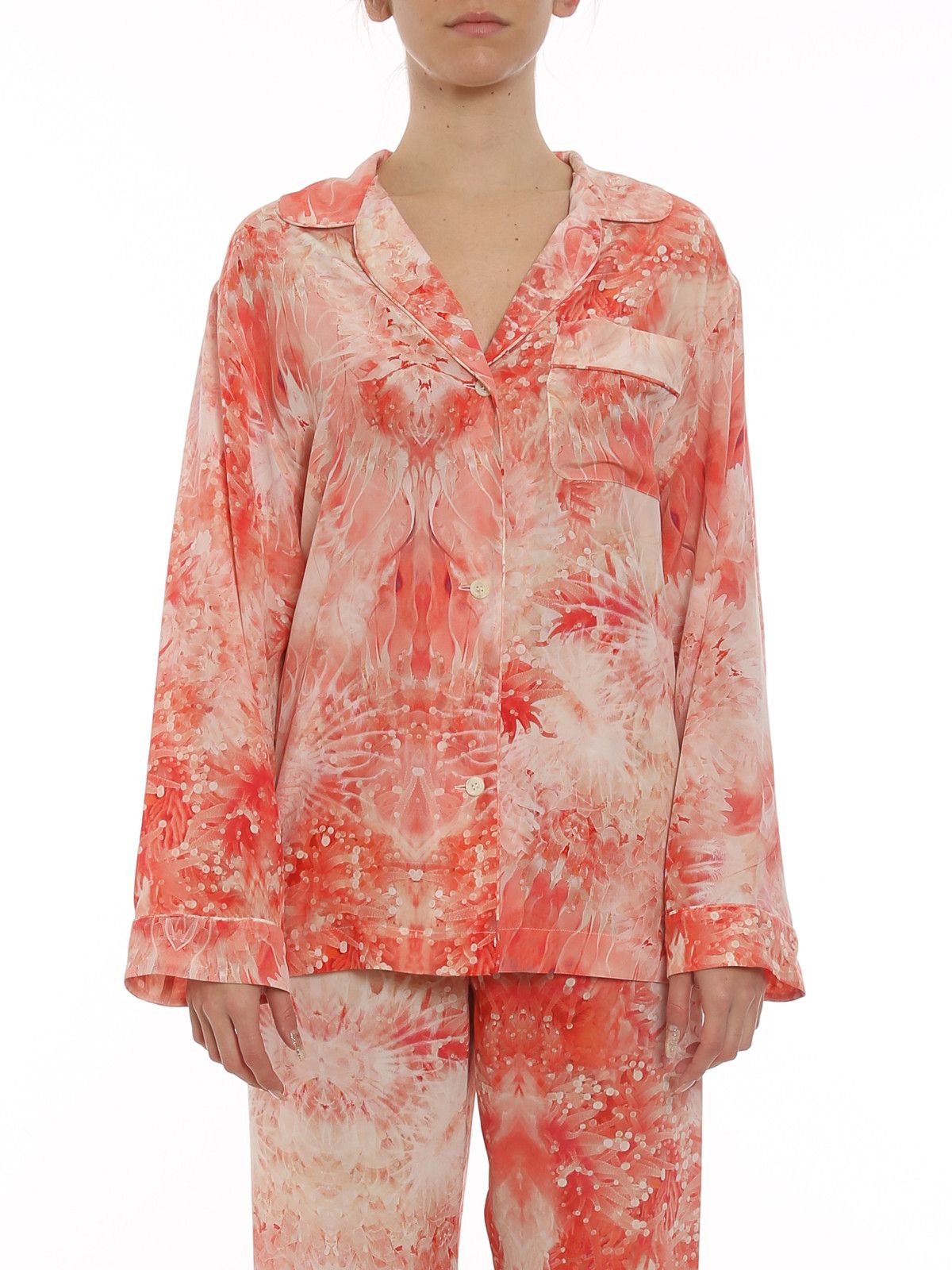 Alexander McQueen o1y0325 Floral Shirt in Pink Size S / US 4 / IT 40 - 3 Thumbnail