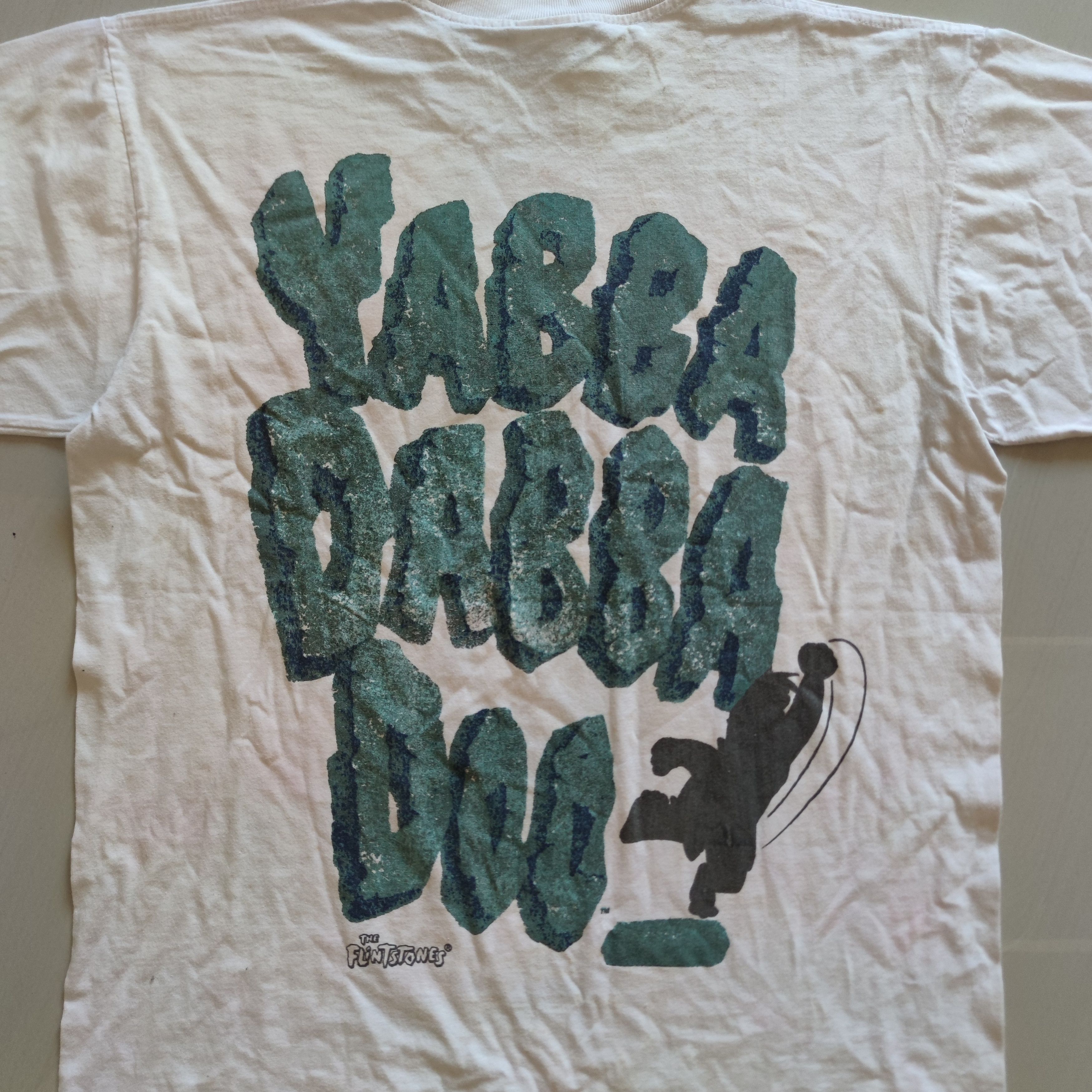 Cartoon Network × Vintage VINTAGE THE FLINTSTONES YABBA DABBA DOO T SHIRT Size US M / EU 48-50 / 2 - 10 Thumbnail