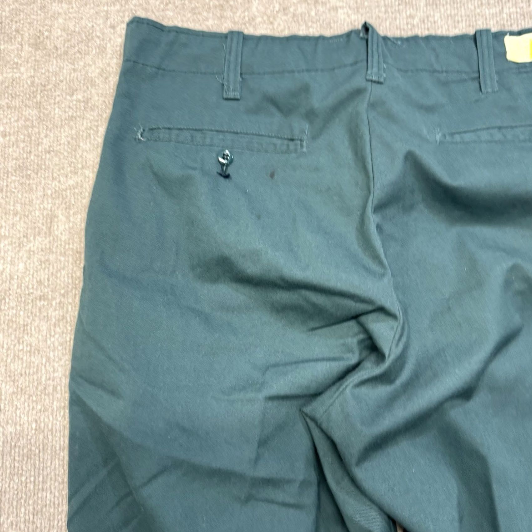 Vintage VINTAGE Chino Pants Mens 36x29 Workwear Zip Fly USA Made Green Talon Pants Size US 36 / EU 52 - 5 Thumbnail