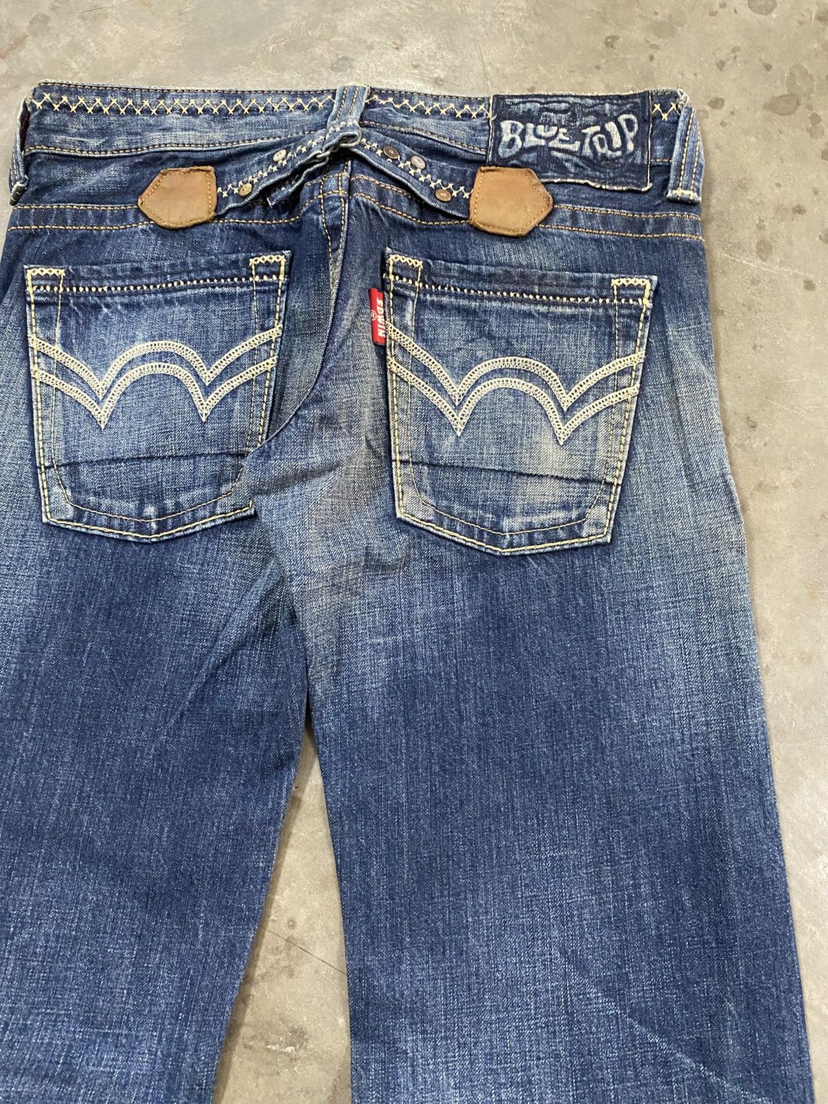 Tornado Mart Flare Jeans Japanese Edwin BTL515 Low Rise @302 Size US 28 / EU 44 - 5 Thumbnail