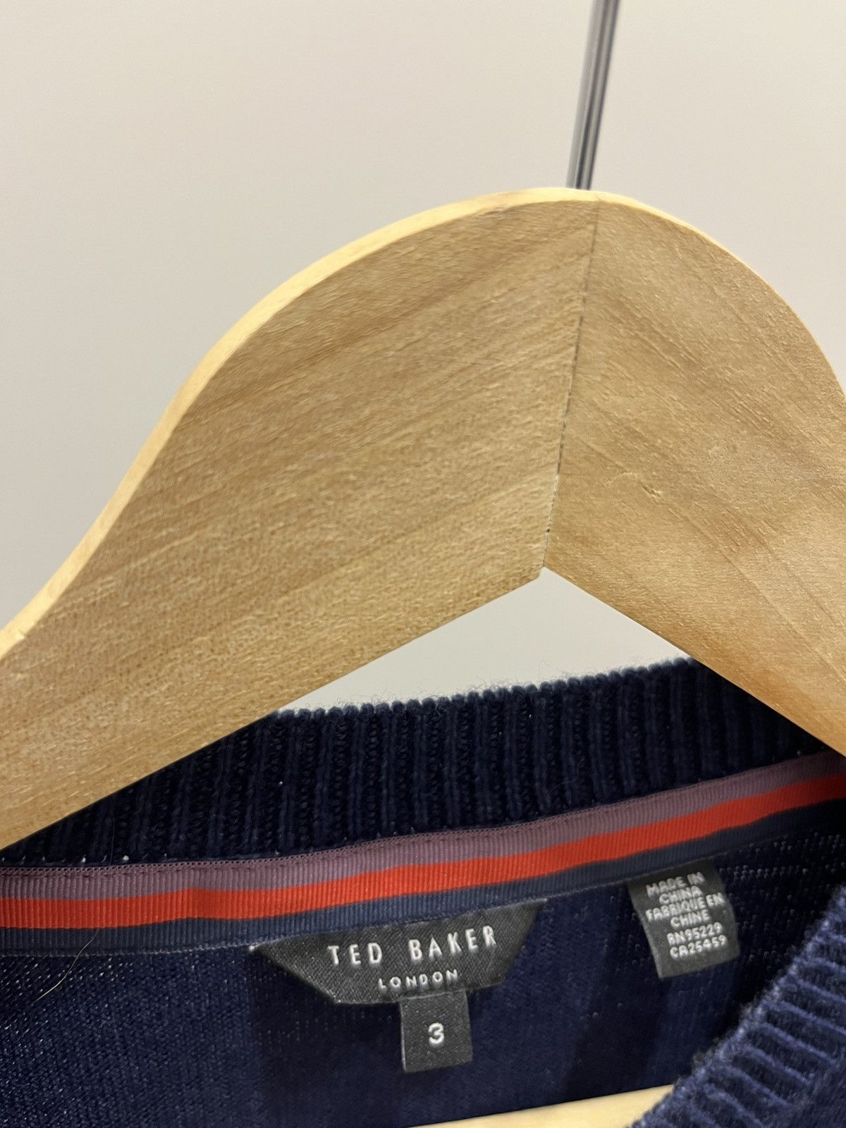 Ted Baker VINTAGE Ted Baker Sweater Men SZ 3 Wool Blue Knit Casual Size US L / EU 52-54 / 3 - 4 Thumbnail