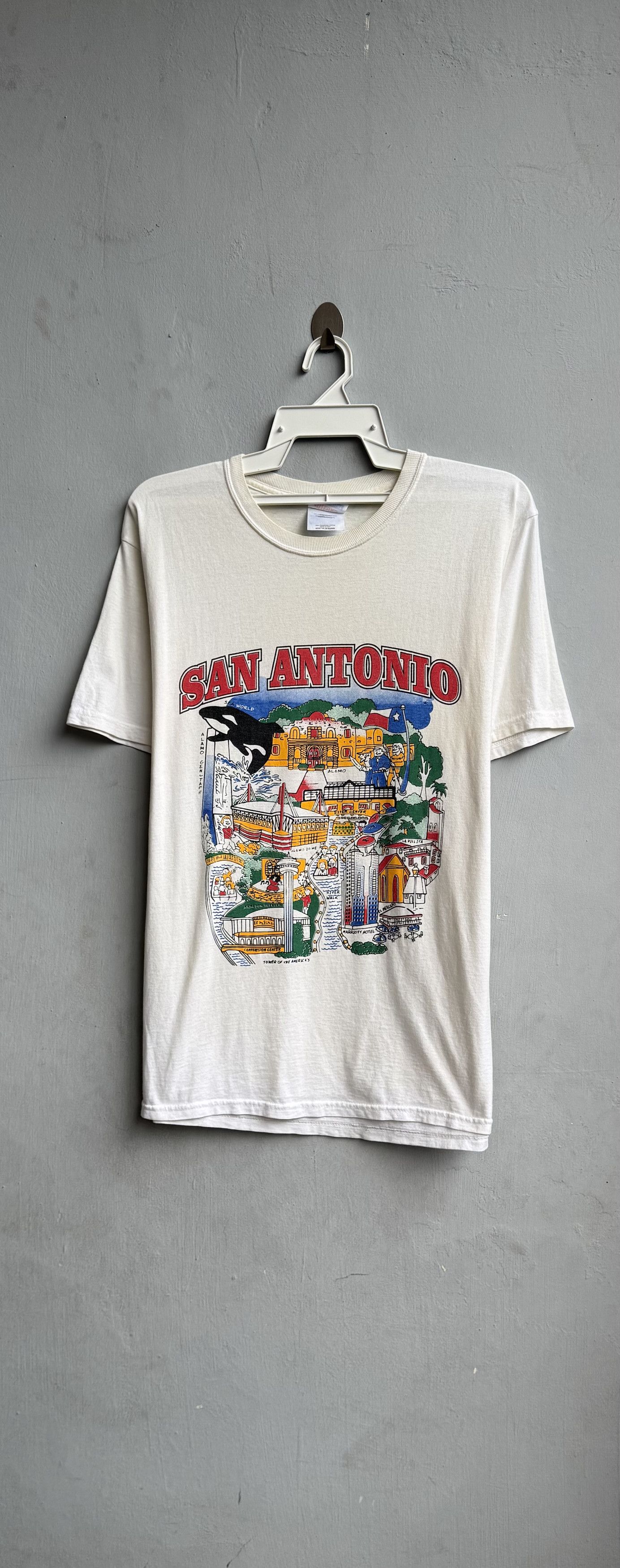 Vintage San Antonio Texas Art Shirt Size US M / EU 48-50 / 2 - 1 Thumbnail