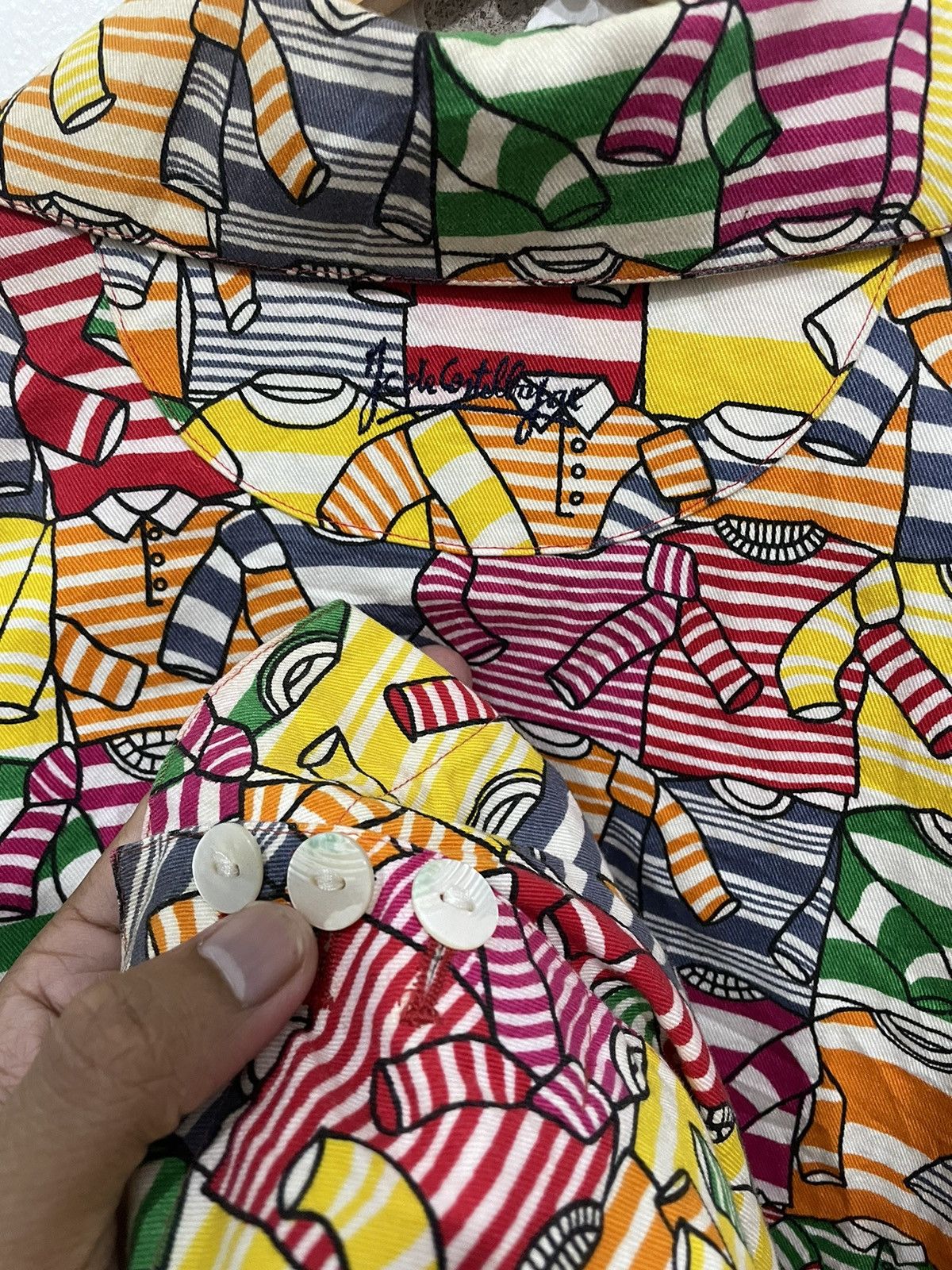 Jean Charles De Castelbajac VINTAGE JEAN CHARLES DE CASTELBAJAC ALLOVER PRINTED BLAZER Size US L / EU 52-54 / 3 - 7 Thumbnail