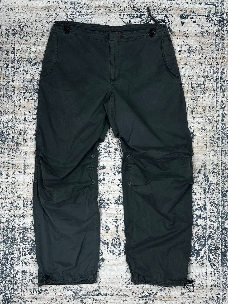 Japanese Brand Jpanese Embroidared Dragon Paraschute Pants Baggy Size US 32 / EU 48 - 2 Thumbnail