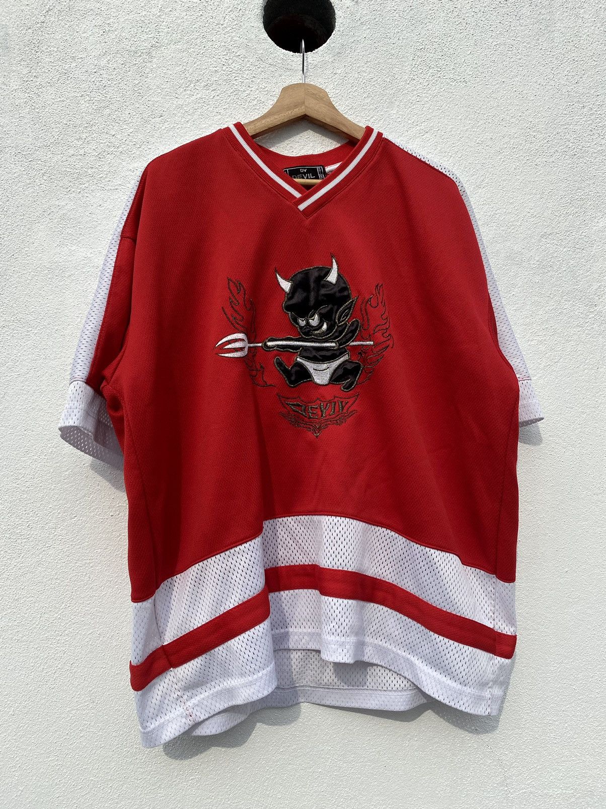 Japanese Brand × Vintage Vintage Devil Jersey Size US L / EU 52-54 / 3 - 3 Thumbnail