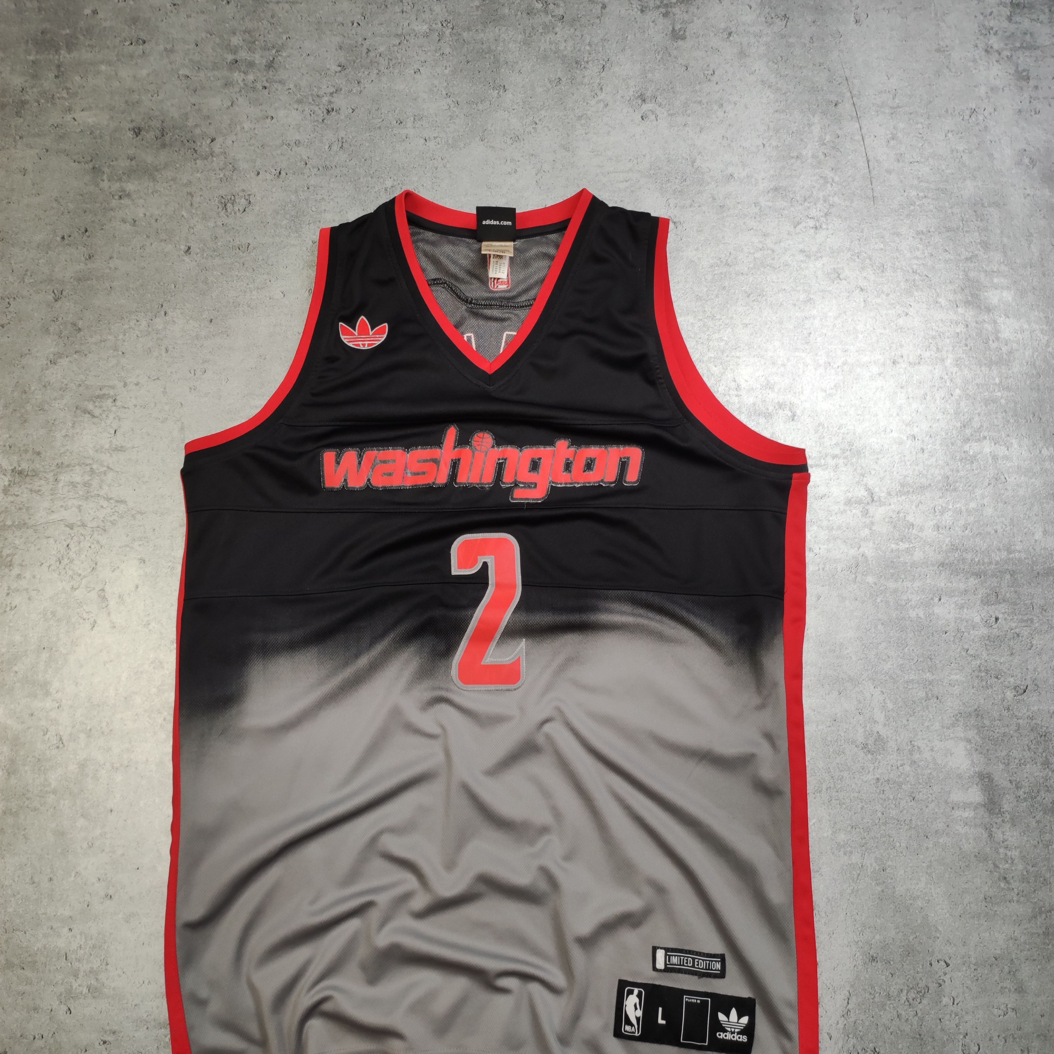 Adidas × NBA RARE Washington Wizards LIMITED #2 Wall 2012 Jersey Size US L / EU 52-54 / 3 - 2 Thumbnail