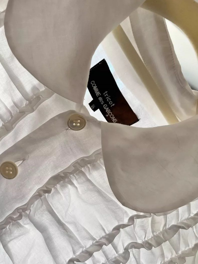 Comme des Garcons Comme Des Garcons Cute white short sleeved shirt 2505-Next Size S / US 4 / IT 40 - 3 Thumbnail