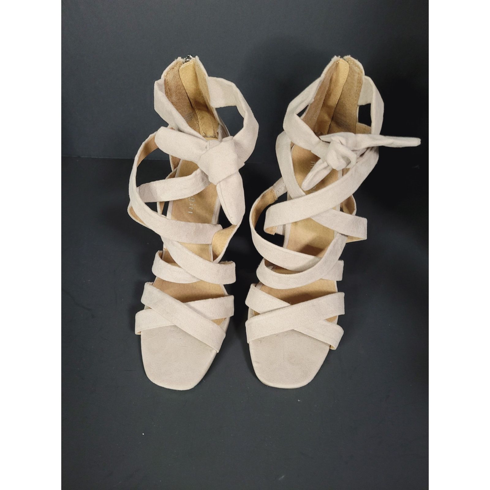 Steve Madden Madden Girl 4" Stiletto High Heel Open Toe Strappy Sandals 9 Size US 9 / IT 39 - 7 Thumbnail