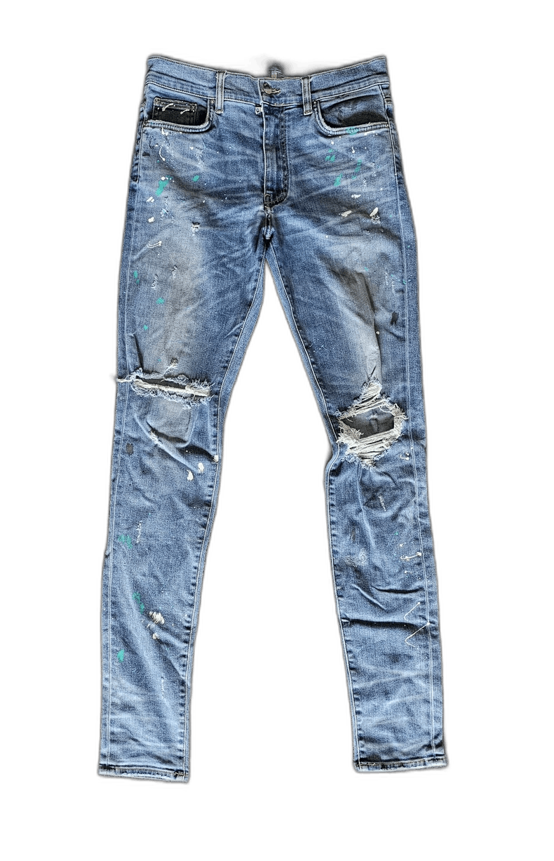 Amiri Amiri Paint Splatter Denim Jeans Size 32 Size US 32 / EU 48 - 1 Thumbnail