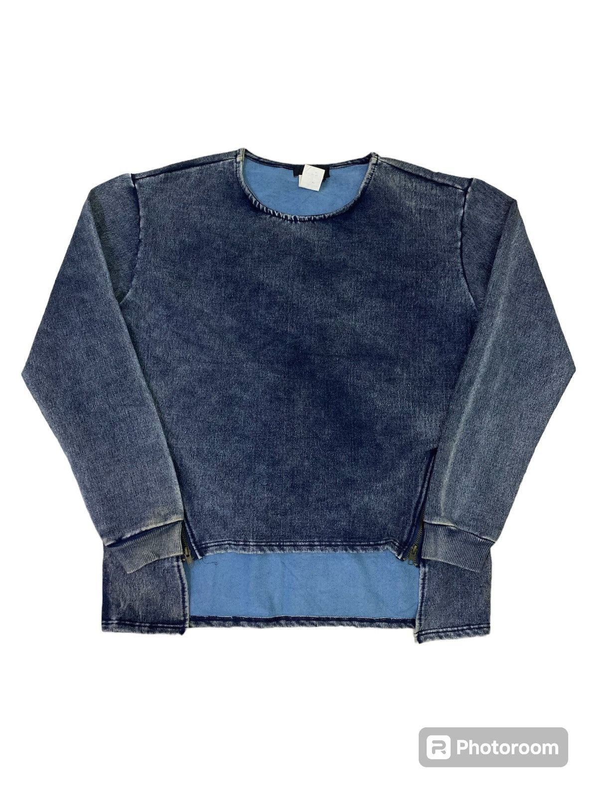 Limi Feu × Yohji Yamamoto 💥Final Drop💥Y’s Yohji Yamamoto Indigo Blue Sweater Shirt Size L / US 10 / IT 46 - 3 Thumbnail