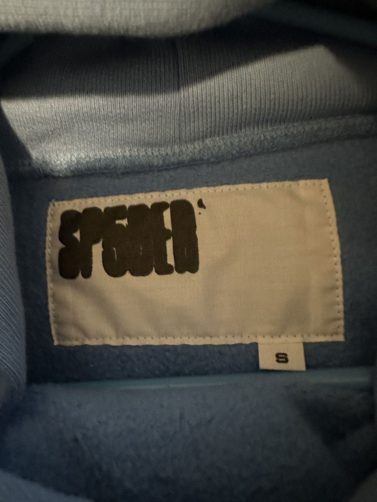 Sp5der Small Dusty Blue Sp5der Hoodie Size US S / EU 44-46 / 1 - 3 Thumbnail