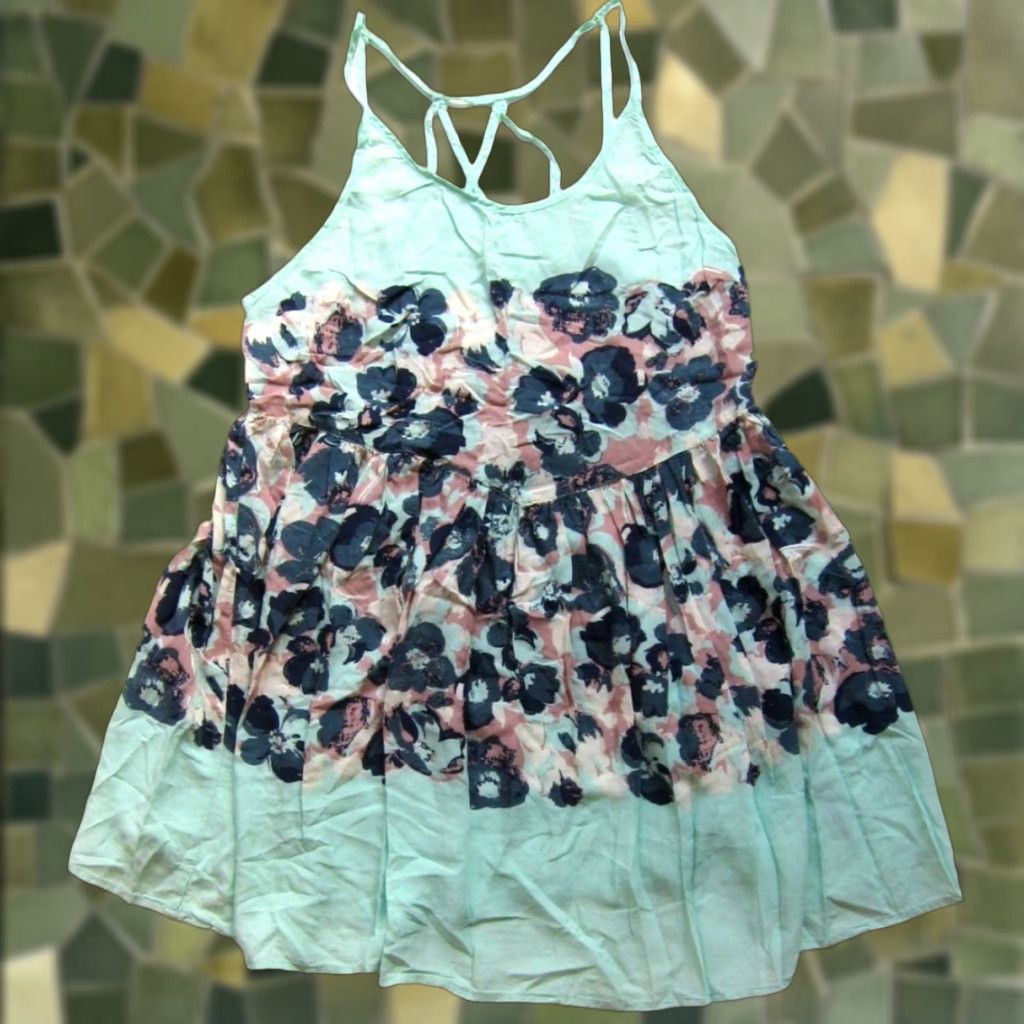 Free People Free People Intimately Pink Floral 100% Rayon Slip Dress Small Size S / US 4 / IT 40 - 1 Thumbnail