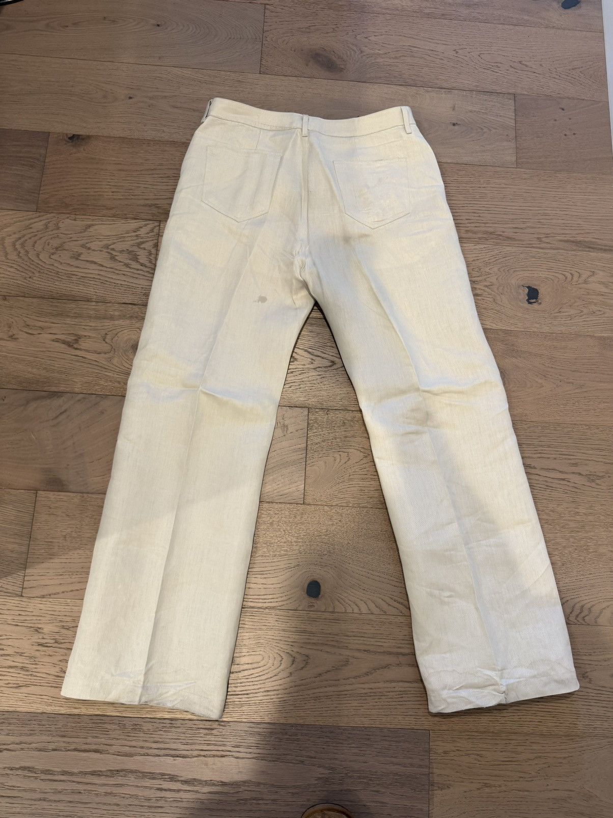 Rick Owens Rick Owens Geth Linen Twill Wide-Leg Pants 34 Size US 34 / EU 50 - 7 Thumbnail