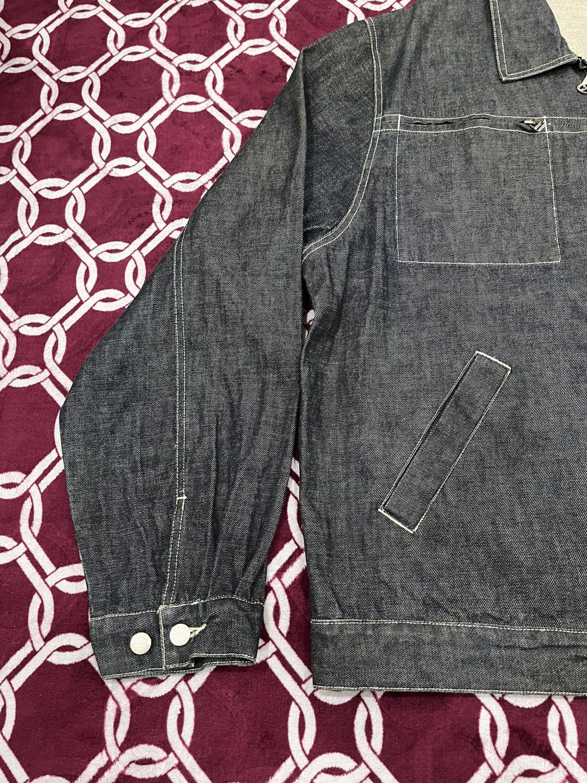 Cross Colours Cross Colours Tiger Embroidered Denim Jacket Size US XXL / EU 58 / 5 - 3 Thumbnail