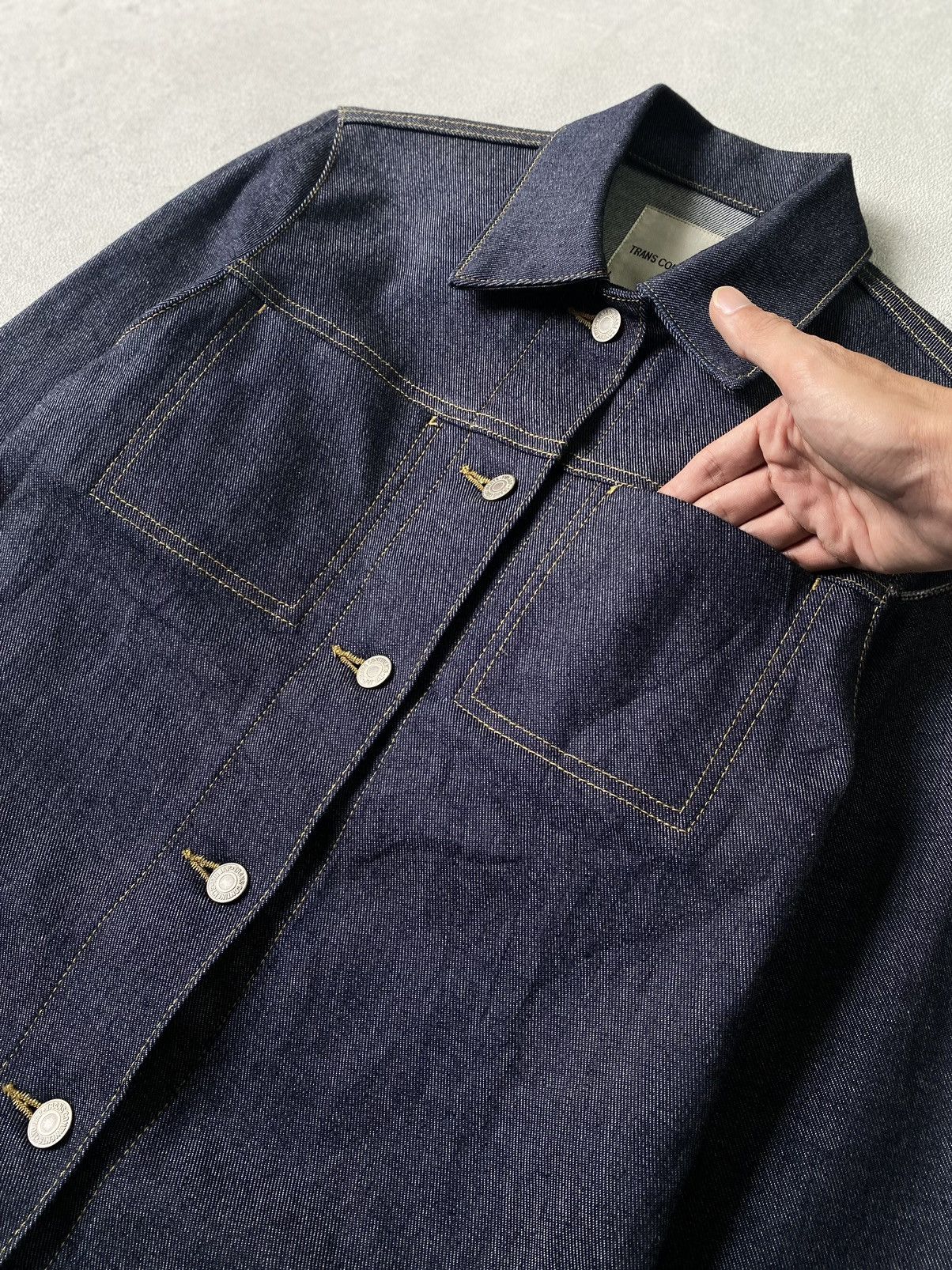 If Six Was Nine × Japanese Brand × Le Grande Bleu (L.G.B.) trans continents japanese denim jacket Size US S / EU 44-46 / 1 - 5 Thumbnail
