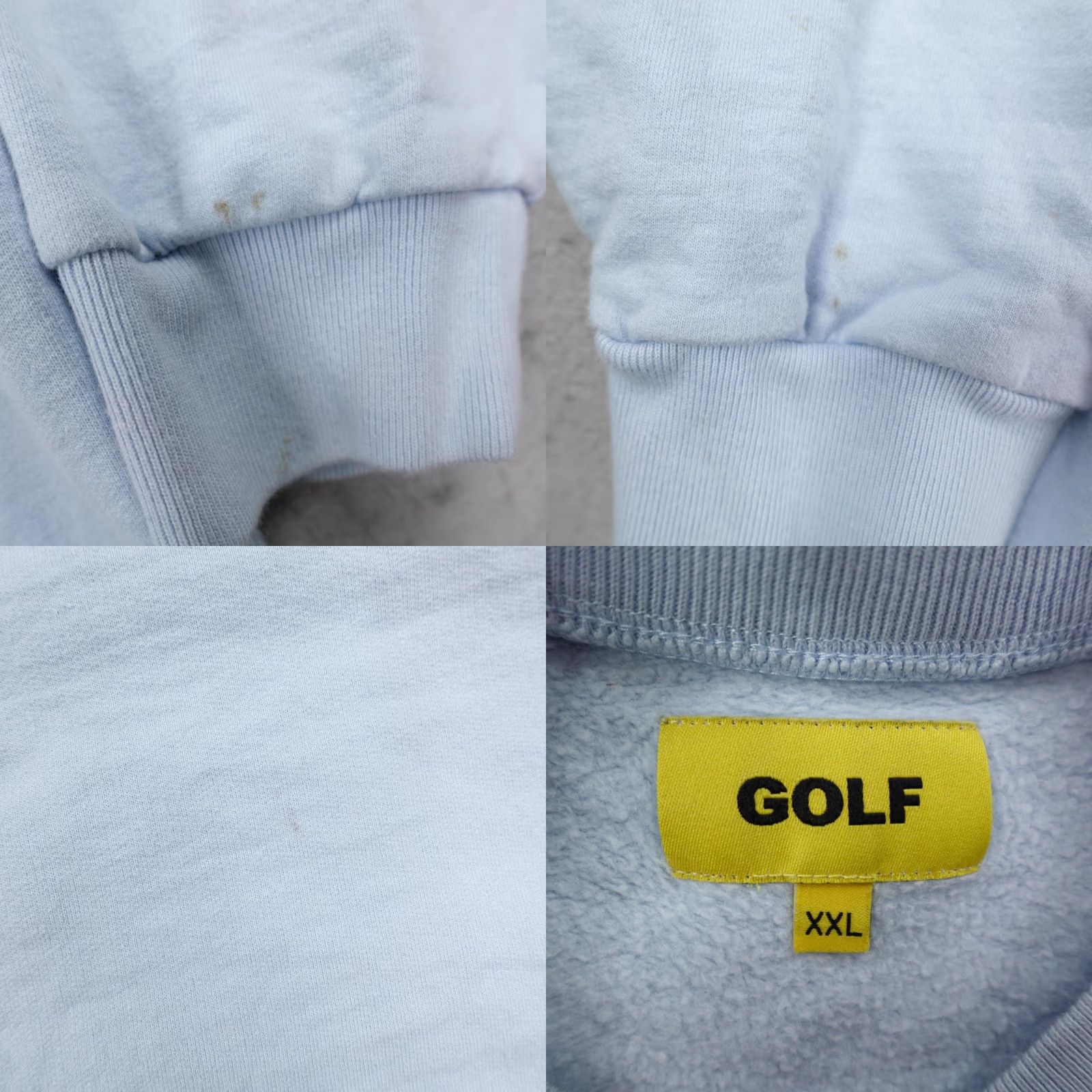 Golf Wang Golf Wang Sweatshirt Mens 2XL Blue Think Golf Tyler The Creator Pullover Hip Hop Graphic Print Crew Neck Long Sleeve Fleece Cotton Logo Size US XXL / EU 58 / 5 - 9 Thumbnail