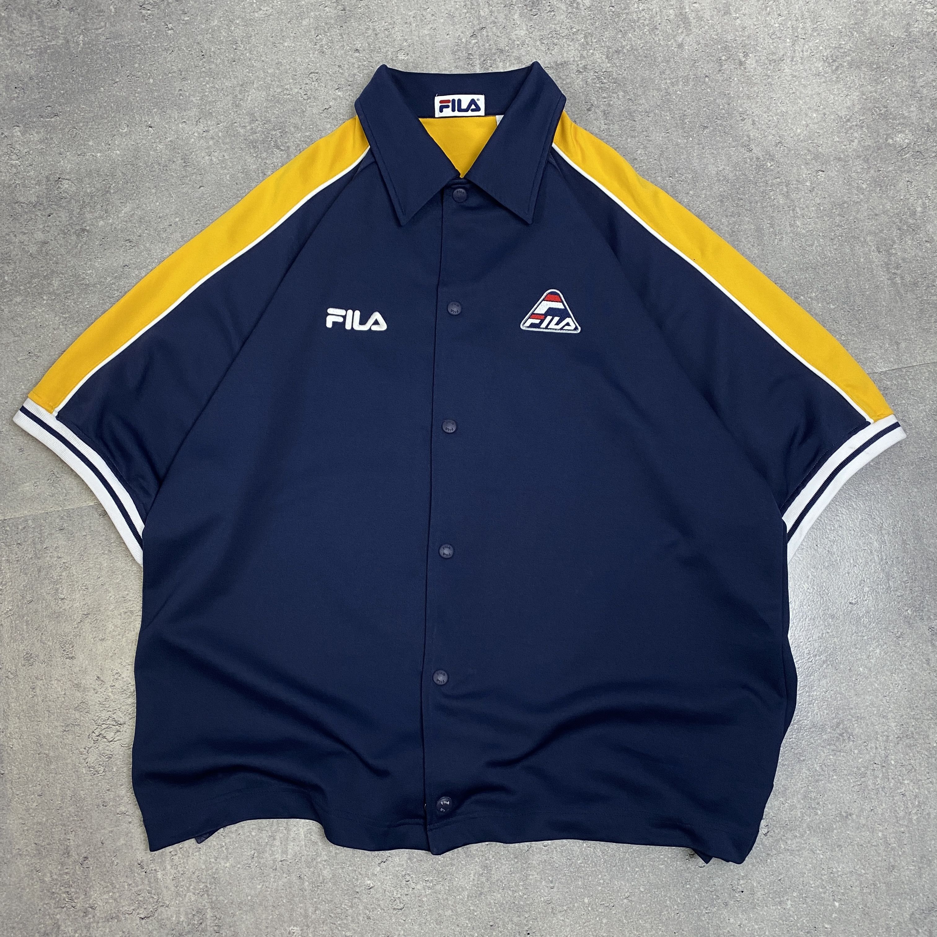 Fila × Vintage Fila vintage navy boxy jersey - L Size US L / EU 52-54 / 3 - 1 Thumbnail
