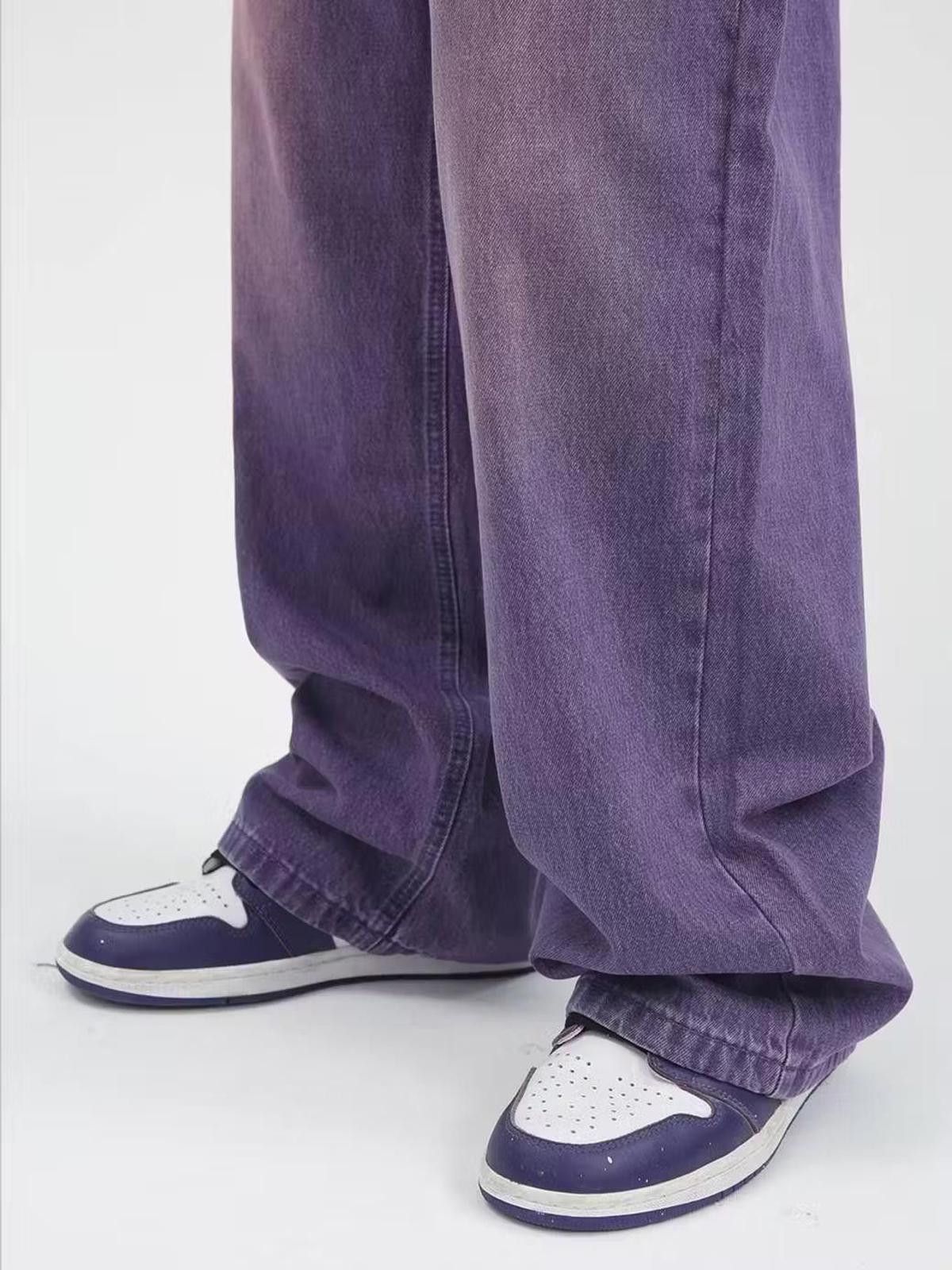 Other Purple Baggy Denim Jeans Size US 30 / EU 46 - 4 Thumbnail