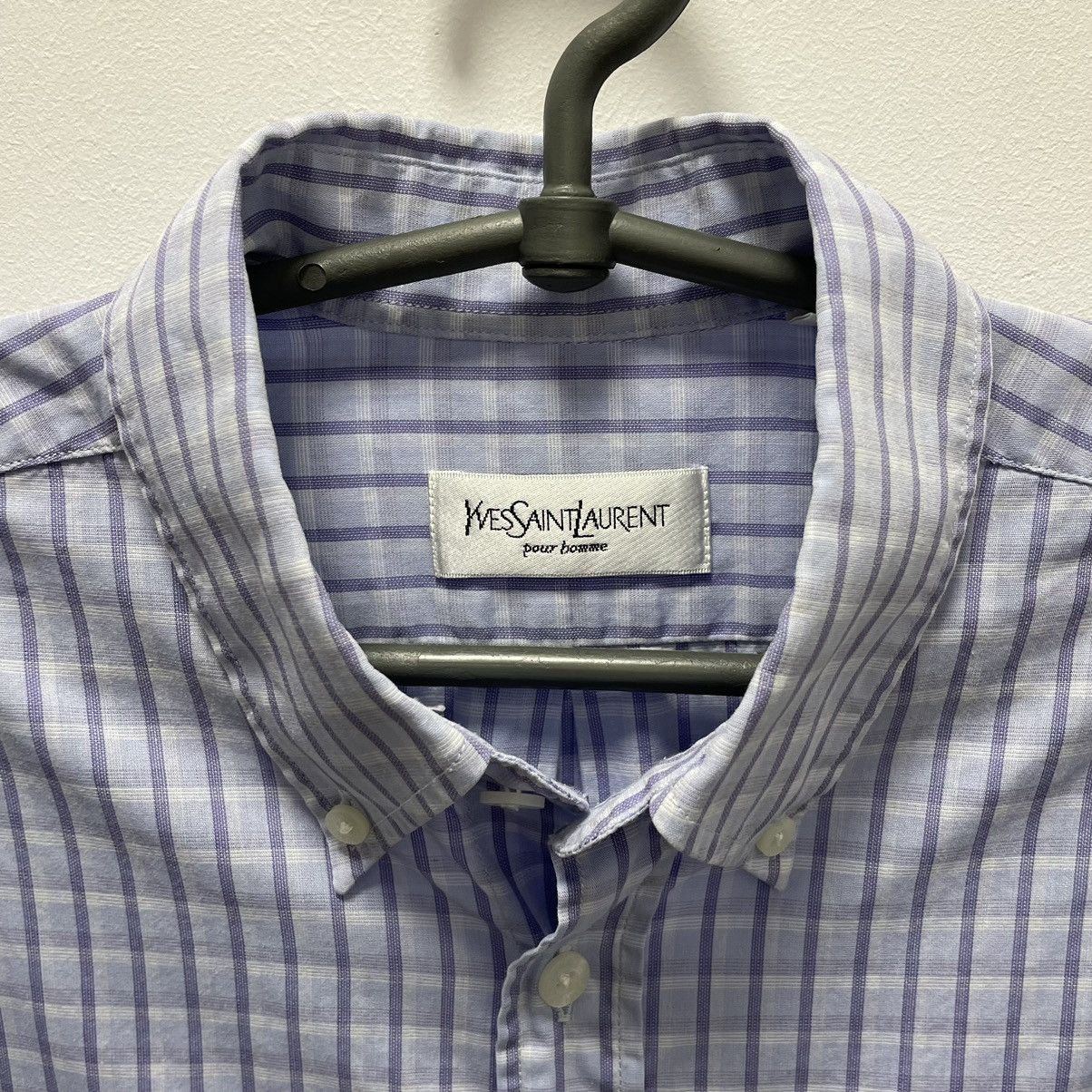 Yves Saint Laurent Yves Saint Laurent YSL Shirt Button Up Short sleeve Size US M / EU 48-50 / 2 - 7 Thumbnail