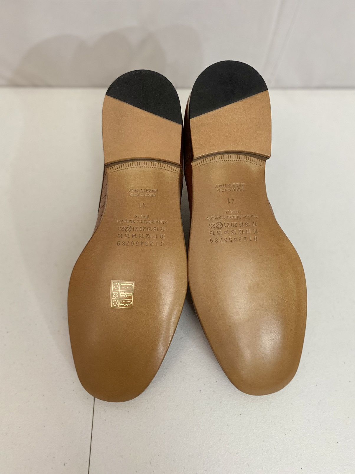 Maison Margiela Maison Margiela 22 🇮🇹 Brown veg tan laser matrix derby 8 New Size US 8 / EU 41 - 17 Thumbnail