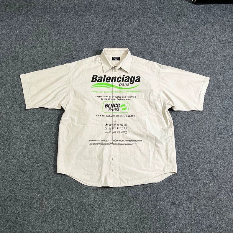 Balenciaga Balenciaga Shirt Size S Size US S / EU 44-46 / 1 - 1 Thumbnail