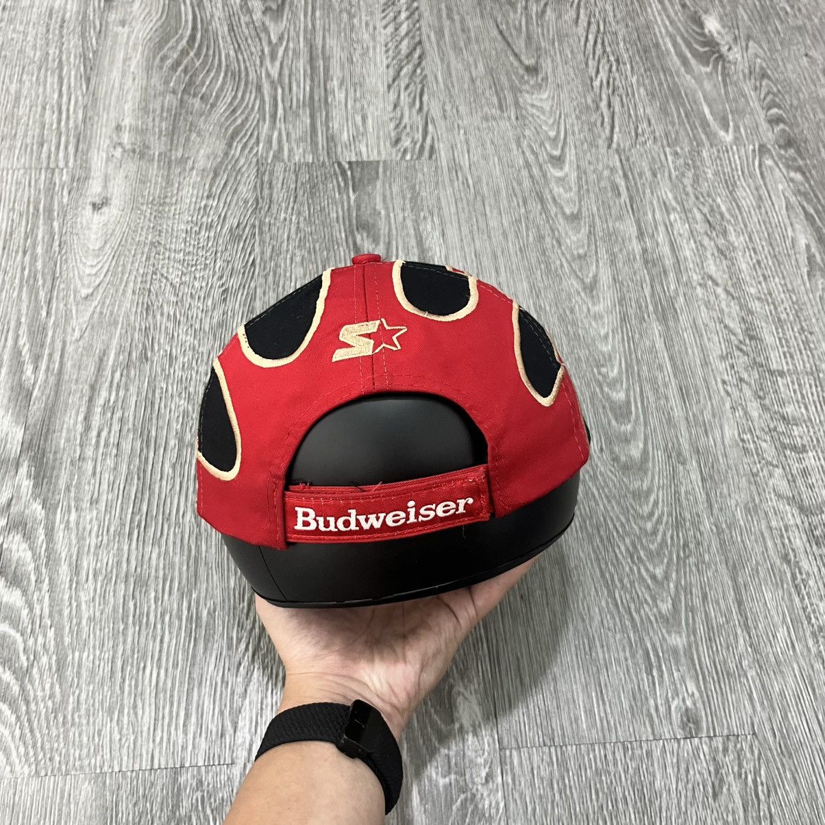 Starter Vintage Budweiser Nascar Racing Checkered Flag By.Starter Size ONE SIZE - 4 Thumbnail