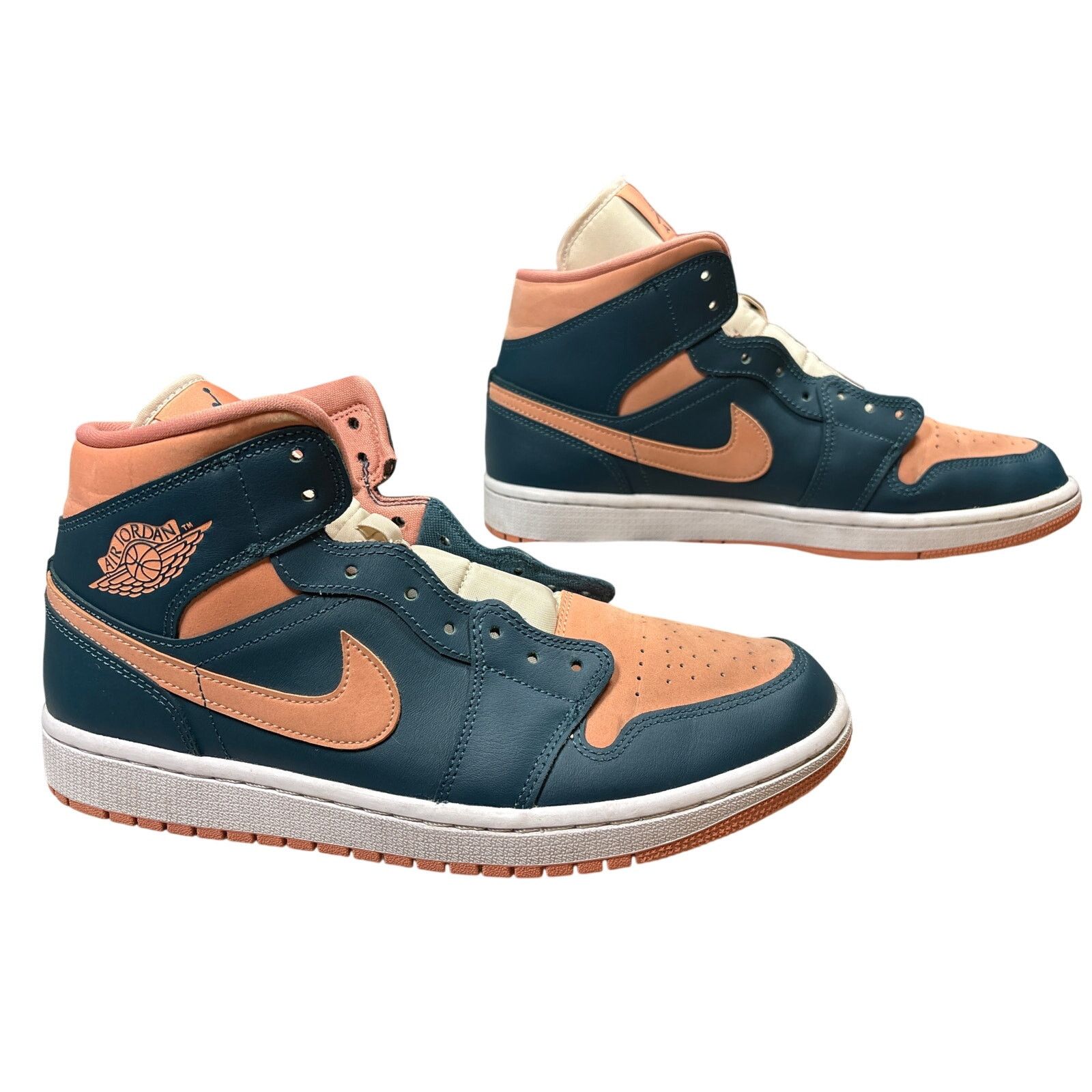 Nike Women’s Air Jordan 1 Mid 'Dark Teal Green' BQ6472-308 11.5 Size US 11.5 / IT 41.5 - 1 Thumbnail